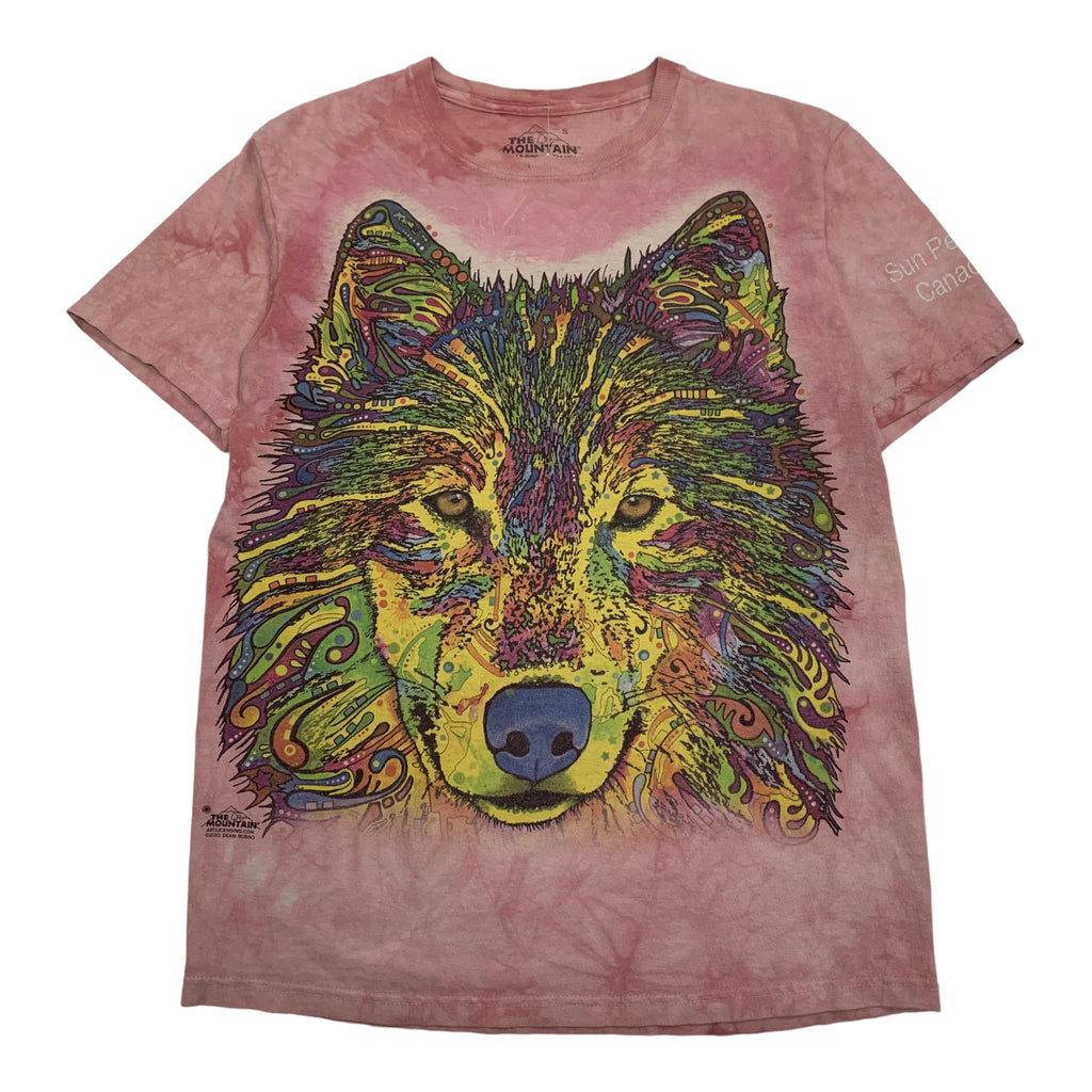 Tie Dye Wolf Tee S