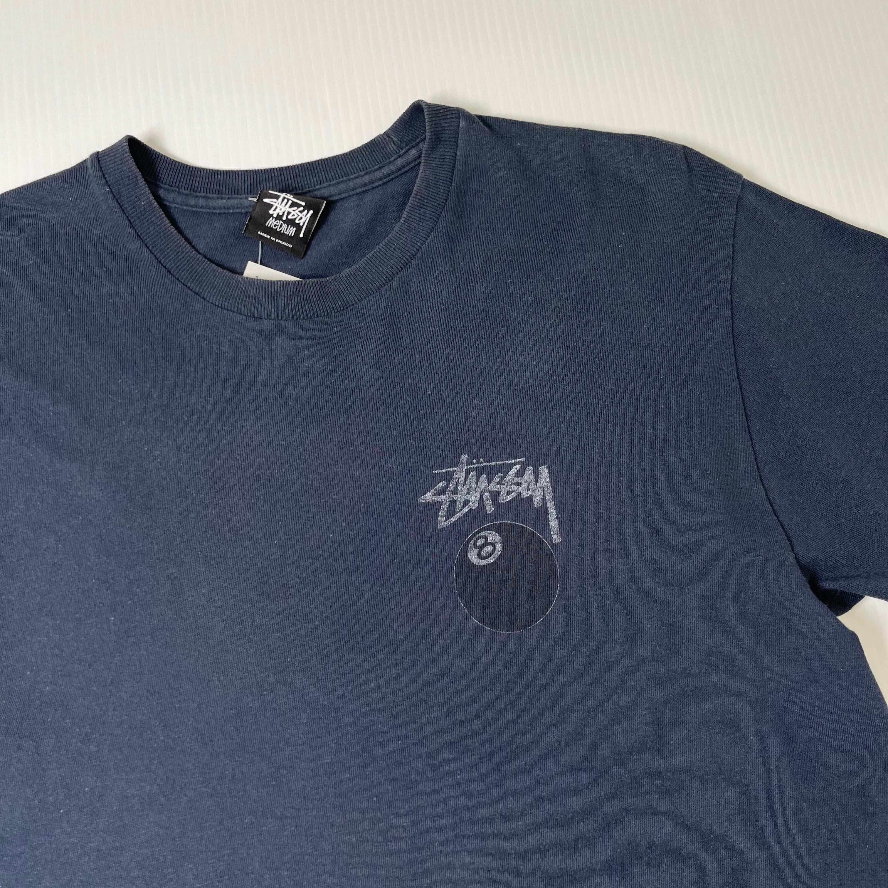 Stussy 8 Ball Faded Graphic Tee M