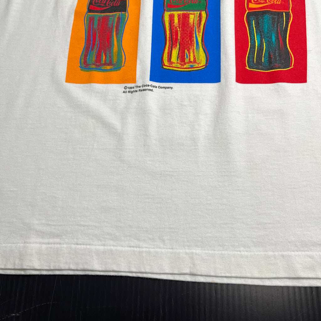 1994 Andy Warhol Coca Cola Pop Art Tee XL