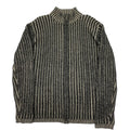 Depi Striped Full Zip Knit L