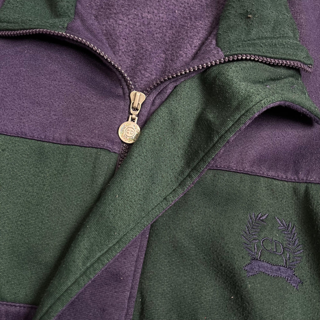 Vintage Christian Dior Full Zip Sweatshirt L