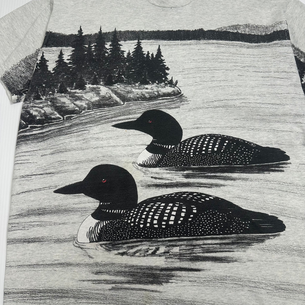 90s Loon Nature AOP Graphic Tee XL