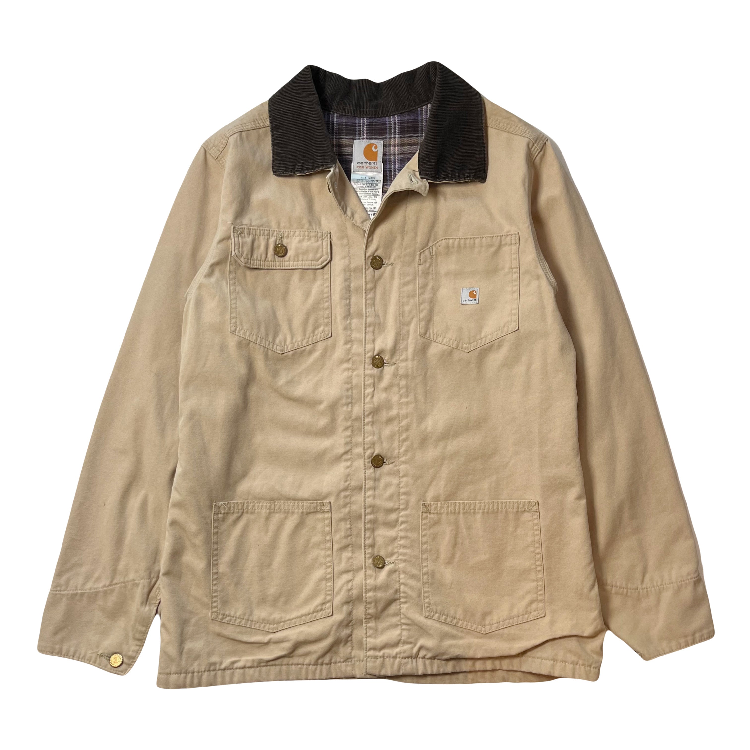 Carhartt Plaid Lined Chore Jacket Women's M