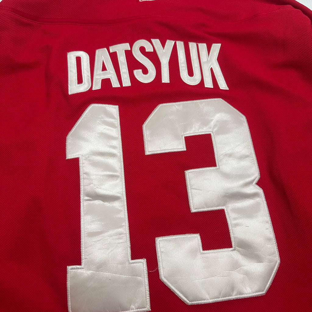 Reebok Detroit Red Wings NHL Datsyuk #13 Jersey 52