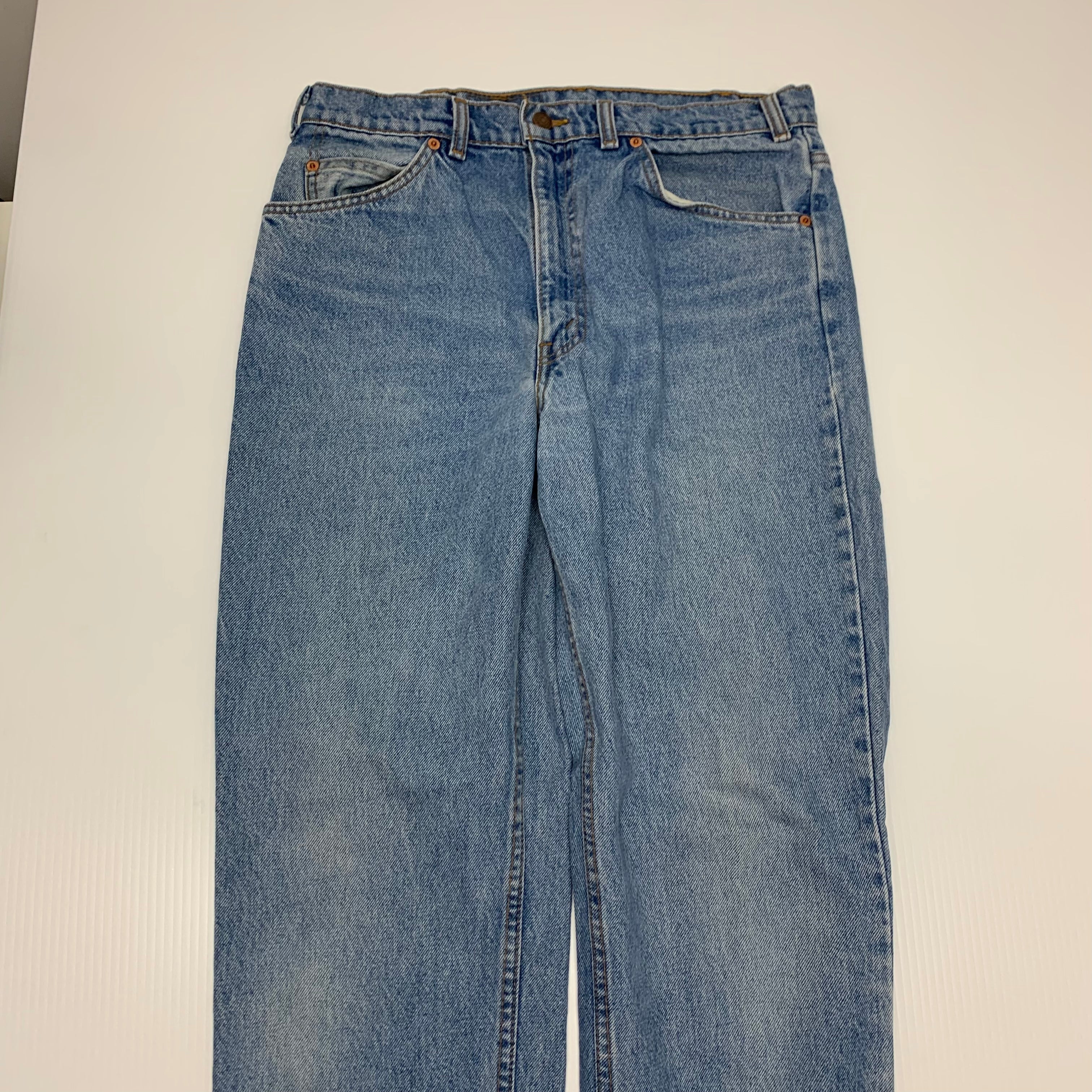 Vintage Light Wash Levi’s Orange Tab 619 33x33.5