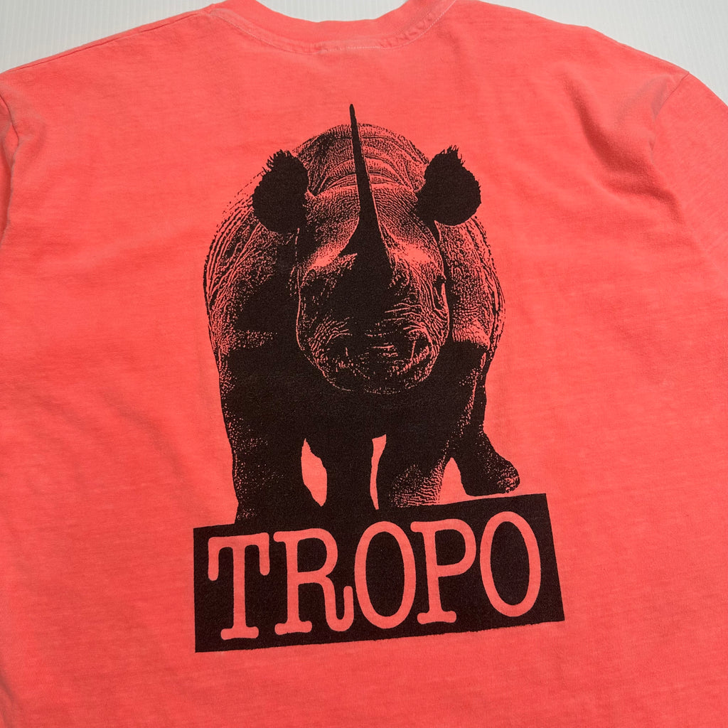 Vintage Tropo Rhinoceras Animal Nature Tee XXL