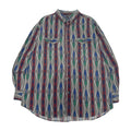 Vintage Revenge Shirtmakers Pattern Button Up Shirt L