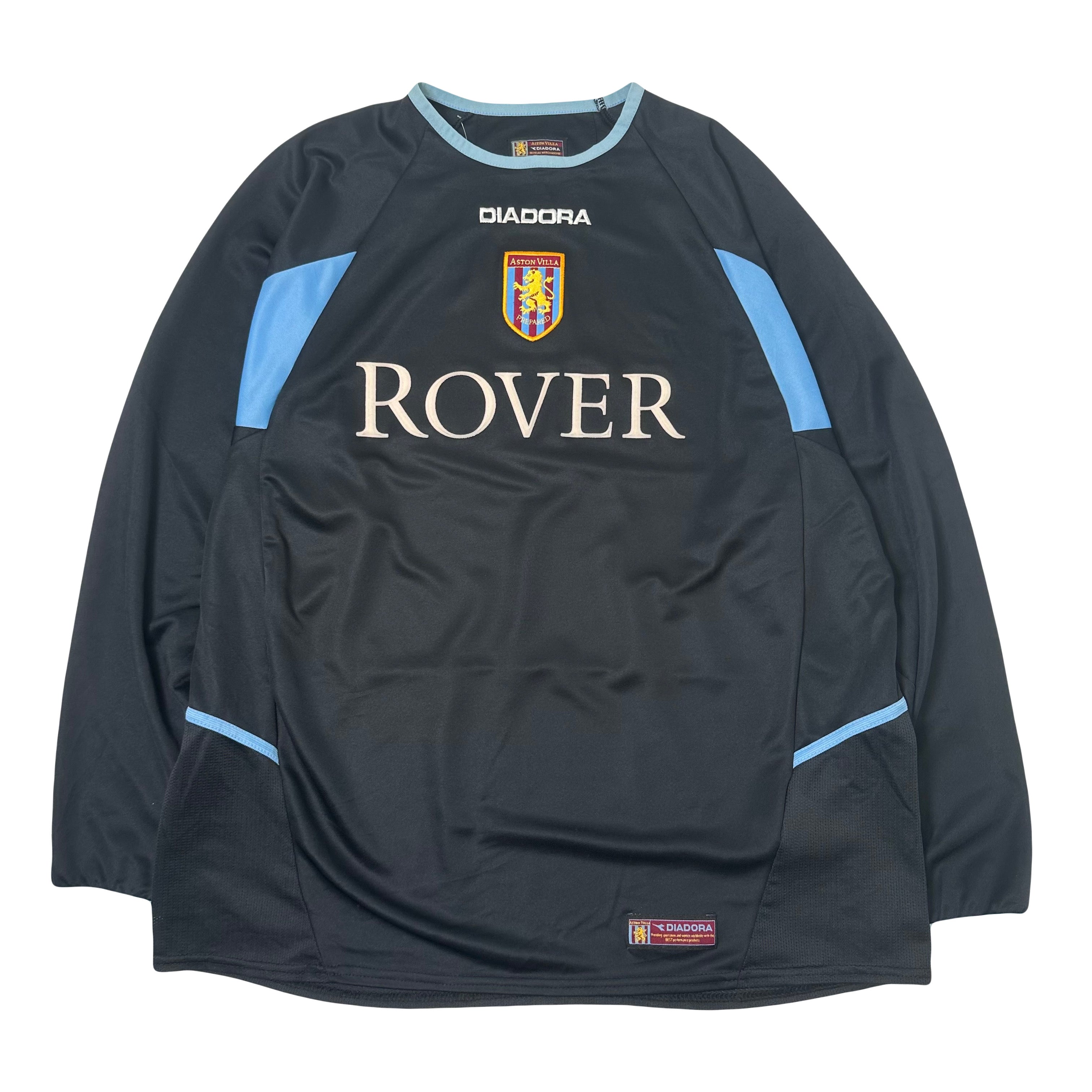 2003-04 Diadora Aston Villa Longsleeve Goalkeeper Kit L