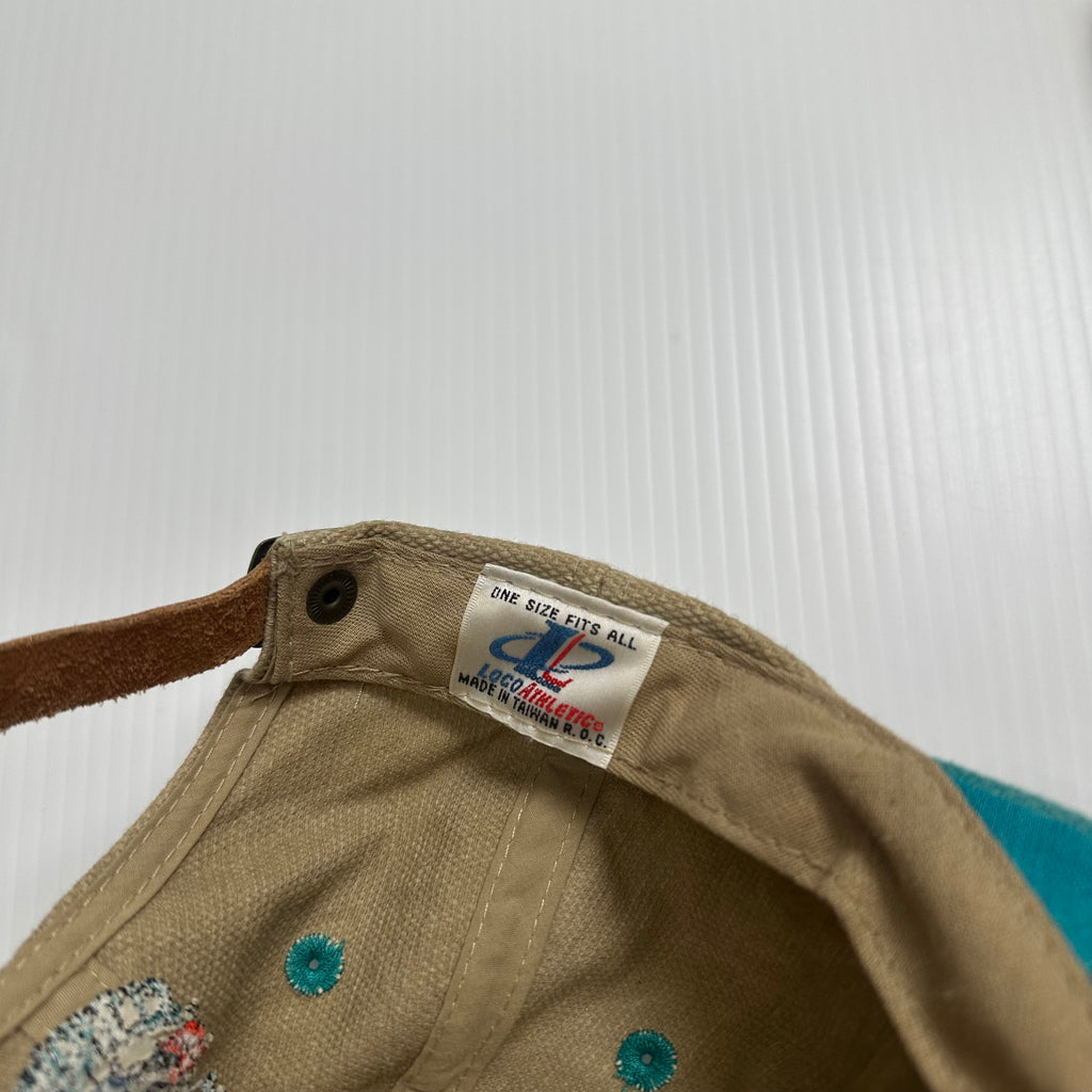 Vintage Logo Athletic Charlotte Hornets Strapback Hat