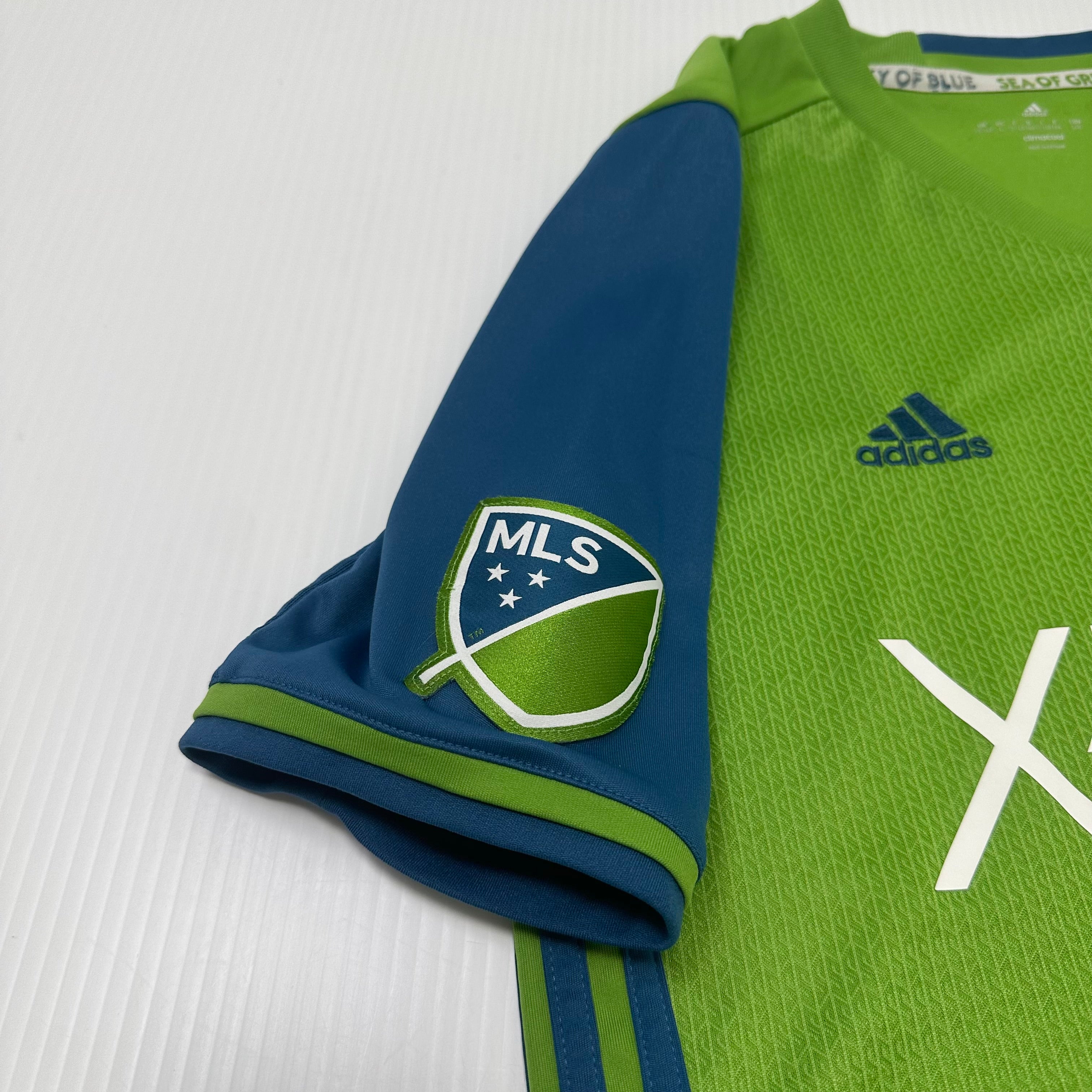 2016-17 Adidas Seattle Sounders MLS Home Kit Youth L