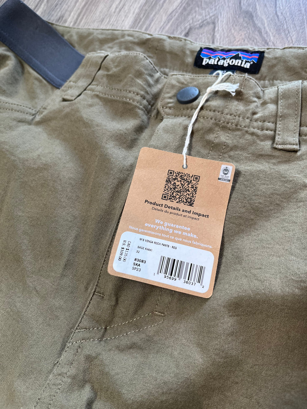BNWT Patagonia Venga Rock Cargo Pants 32