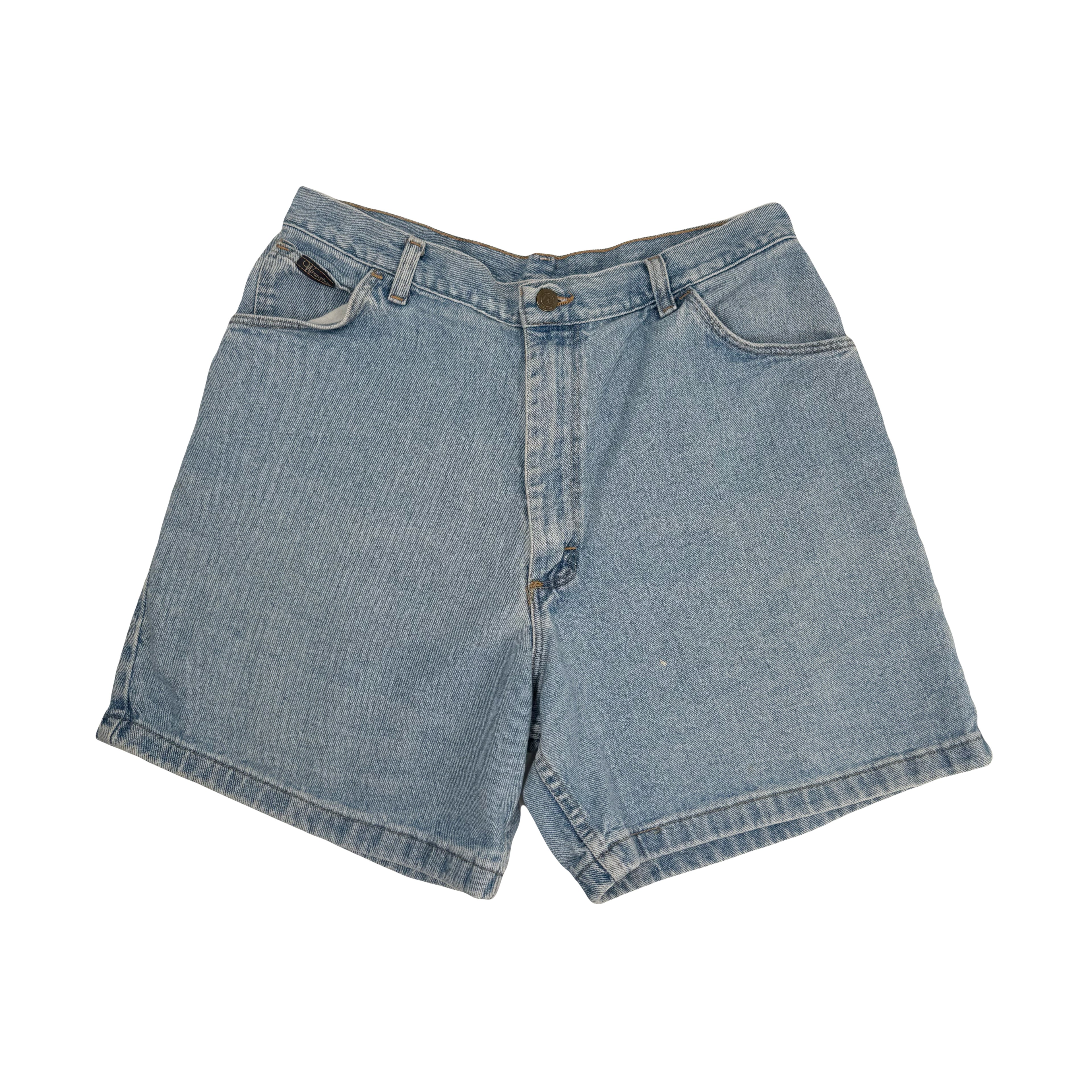 Vintage Wrangler Light Wash Denim Shorts Women's 16