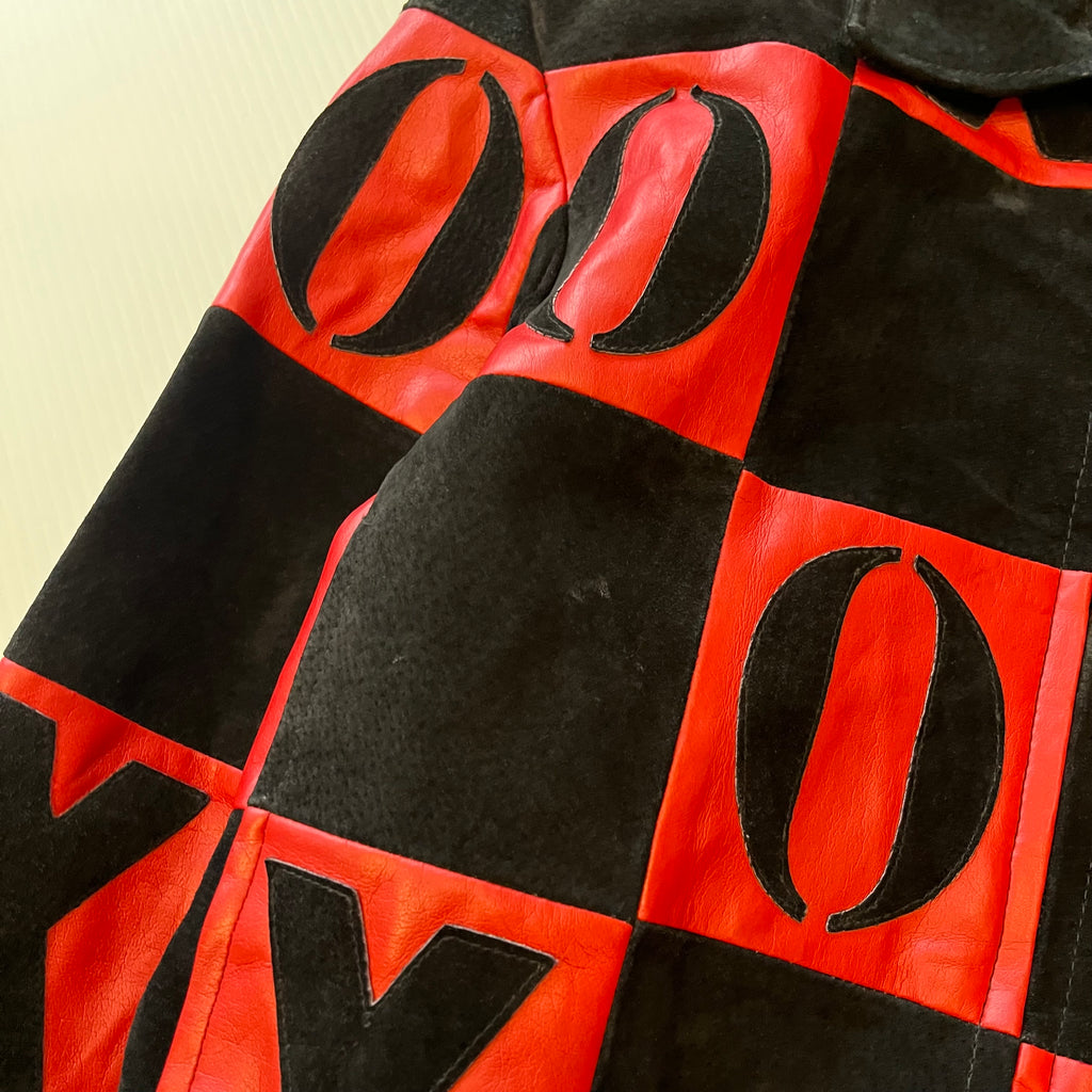 Vintage XOXO Leather Full Zip Jacket Women's M