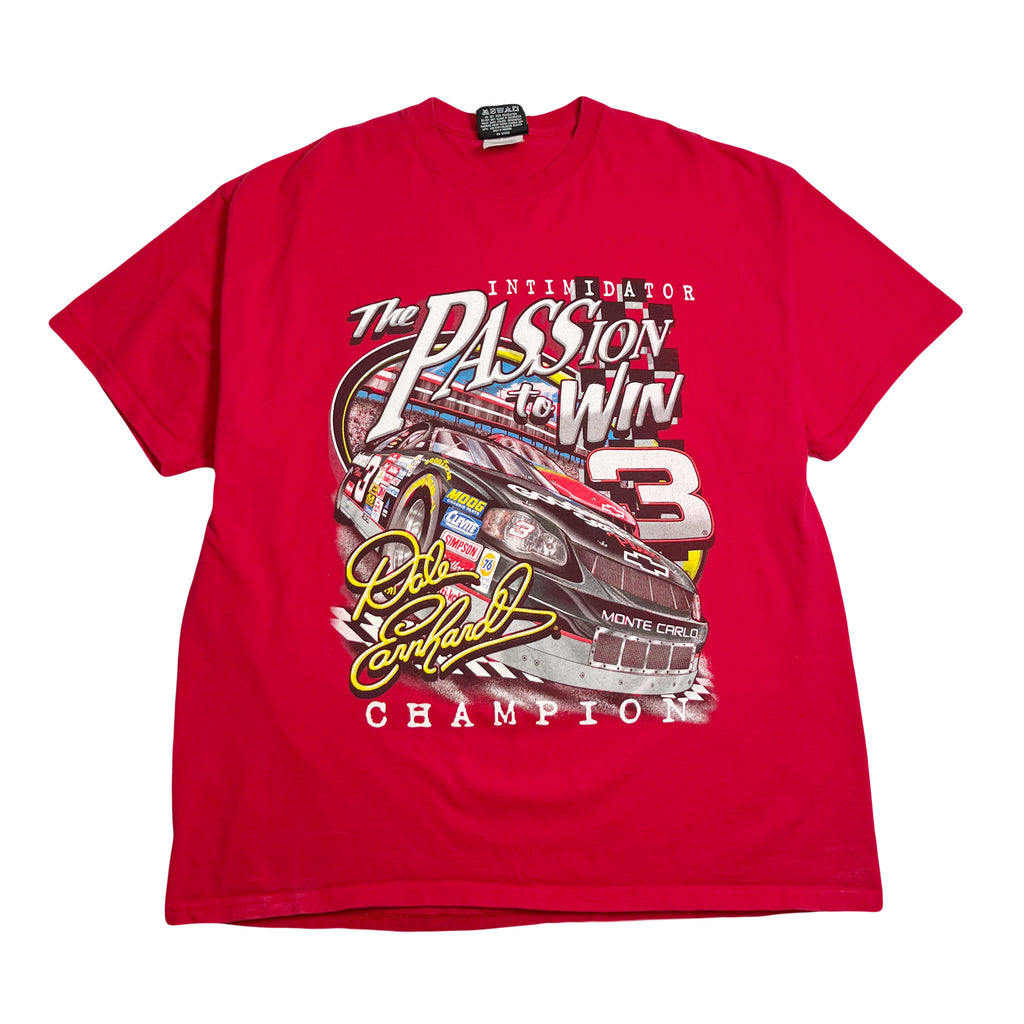 Dale Earnhardt Passion To Win NASCAR Racing Tee XL