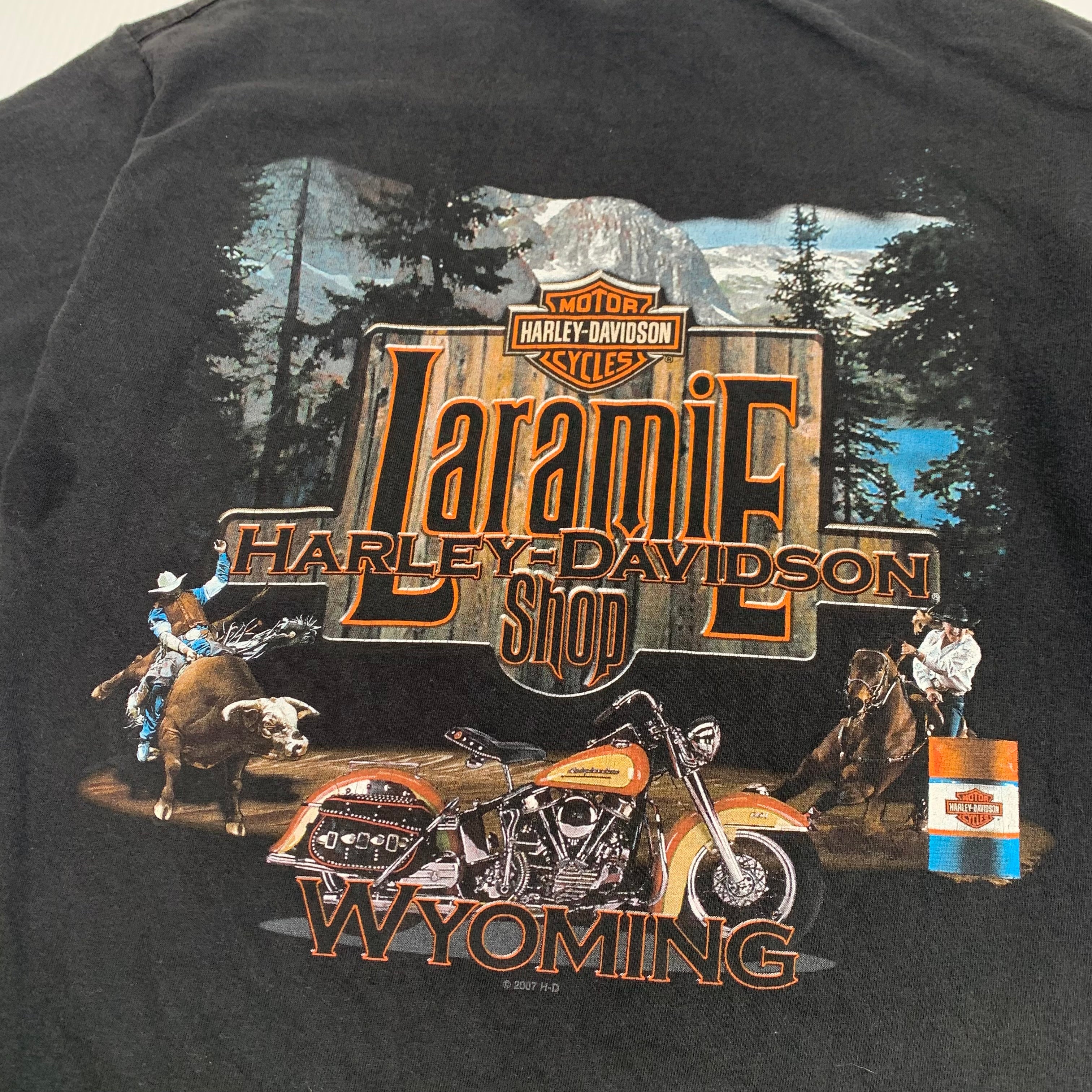 Harley Davidson I Love My Wife Wyoming Tee M