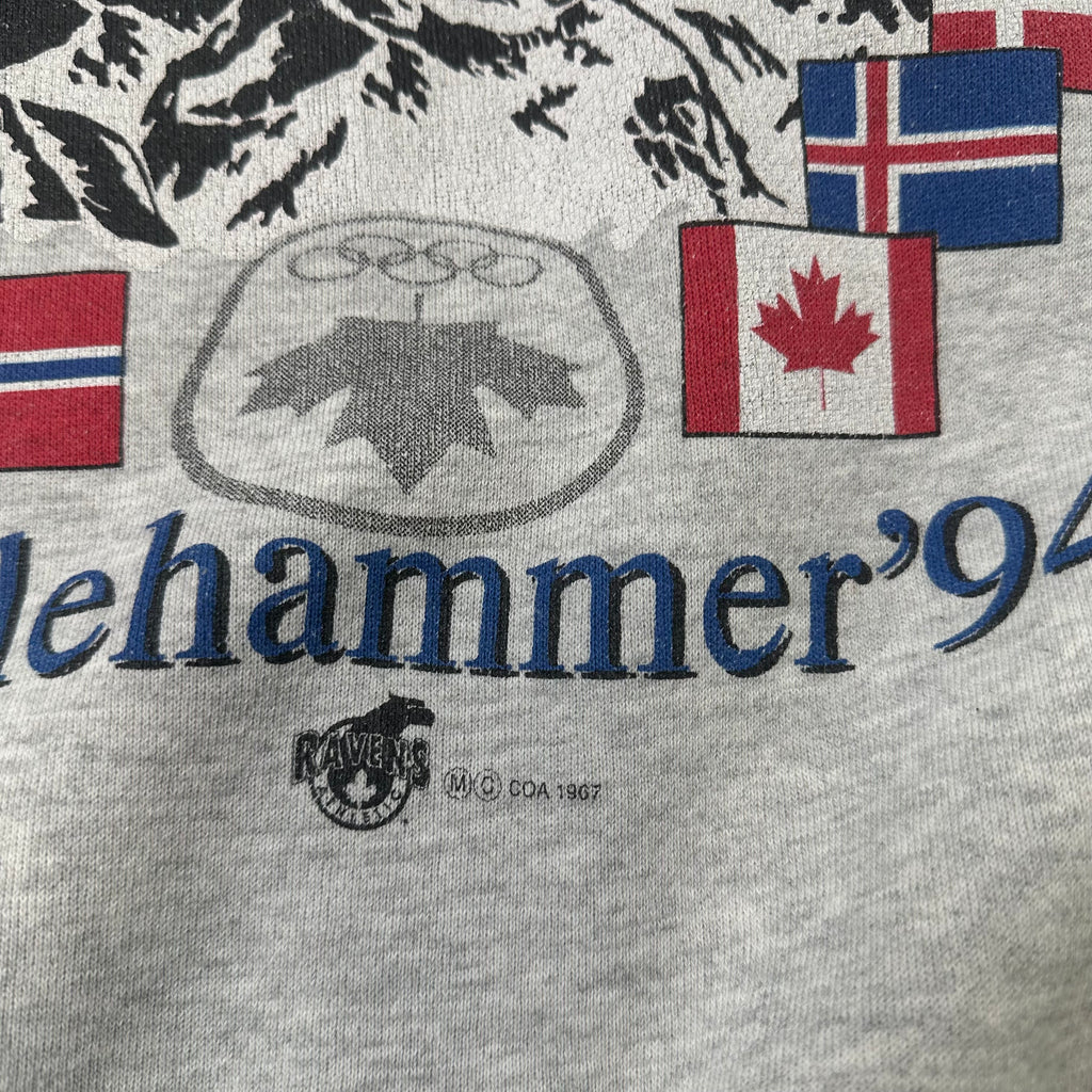1994 Lillehammer Olympic Winter Games Crewneck XL