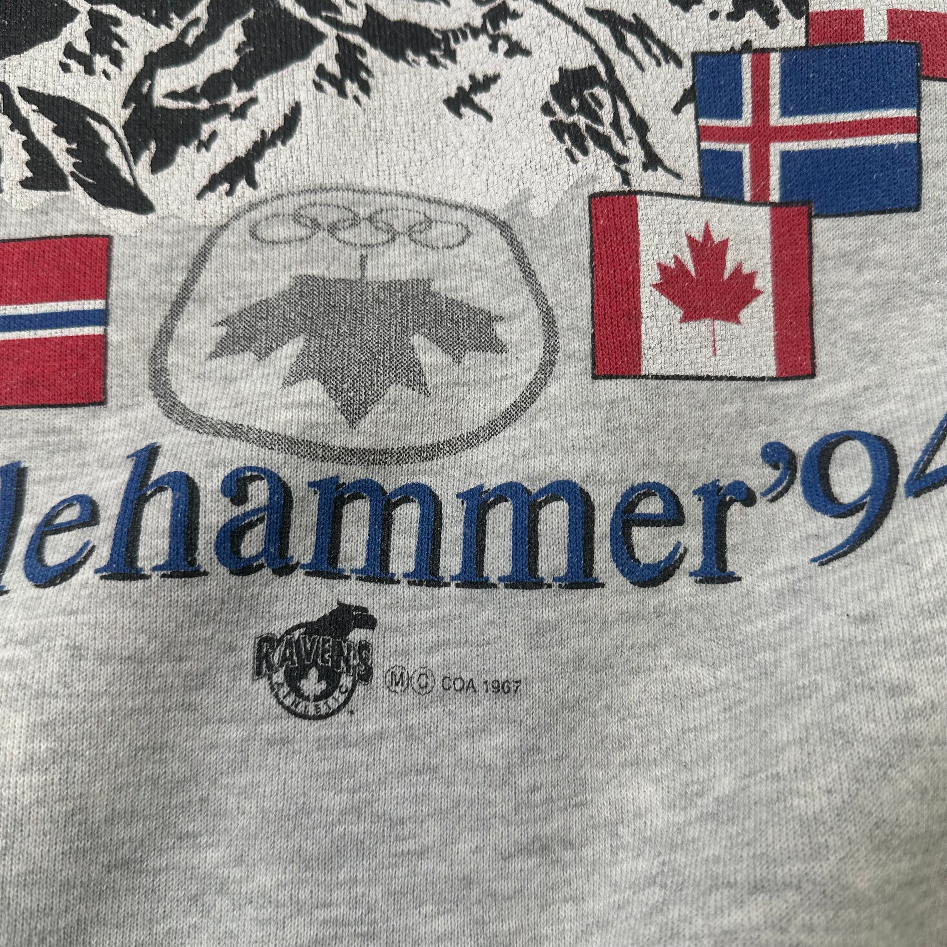 1994 Lillehammer Olympic Winter Games Crewneck XL