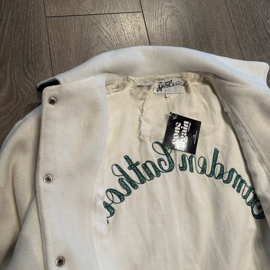 Vintage Camden Catholic Heavy Fleece Varsity Jacket M