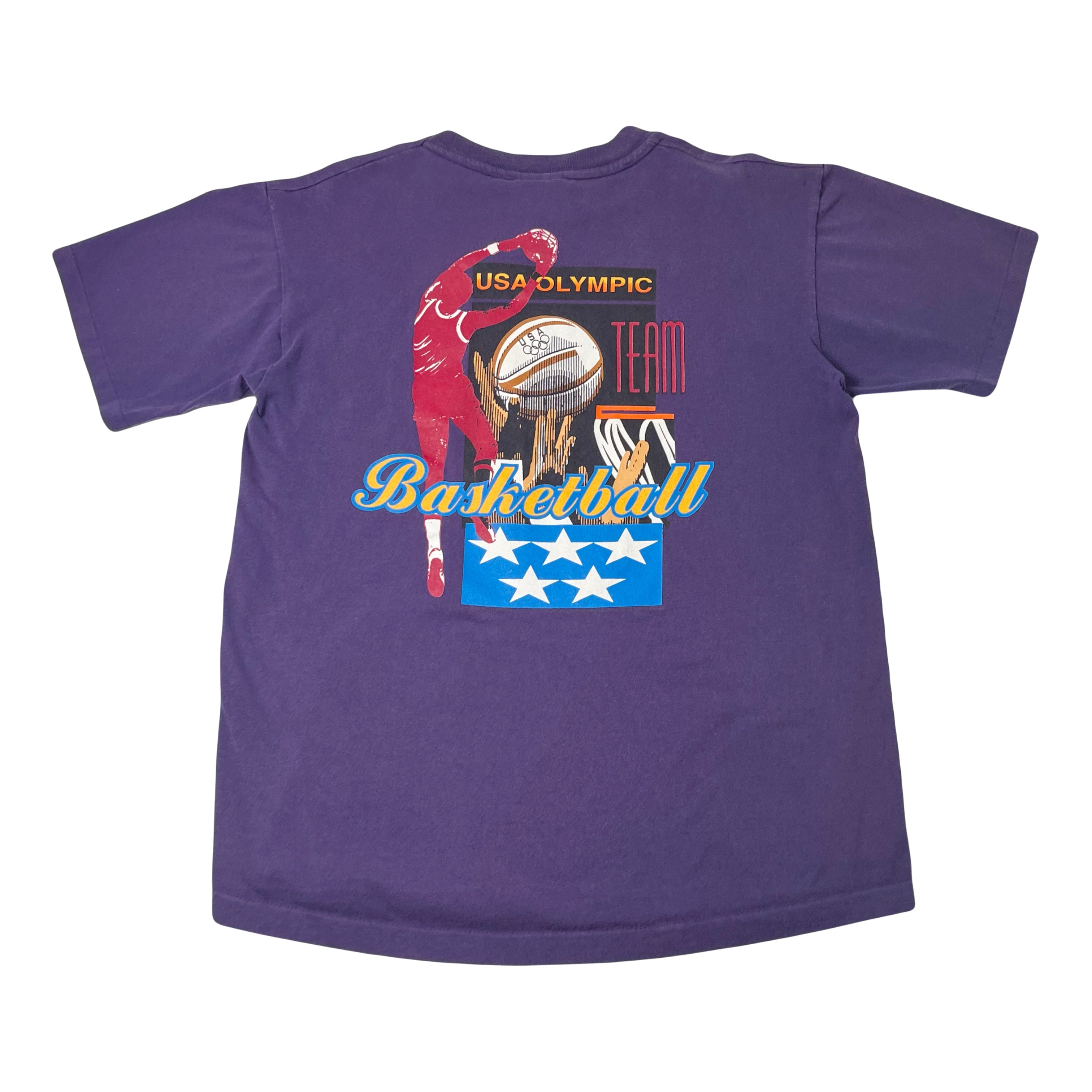 90s Olympic USA Basketball Graphic Tee Youth XL
