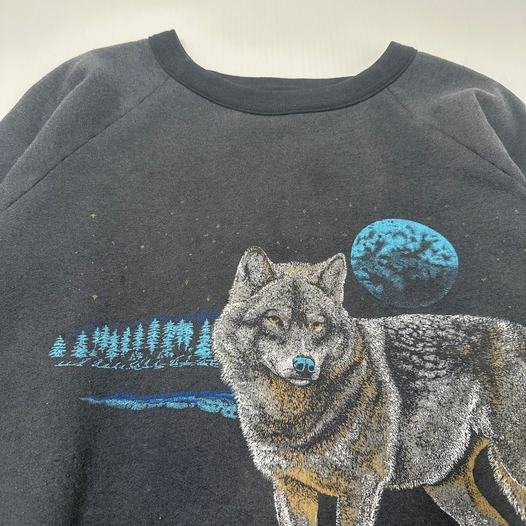Vintage Jasper Wolf Graphic Crewneck L