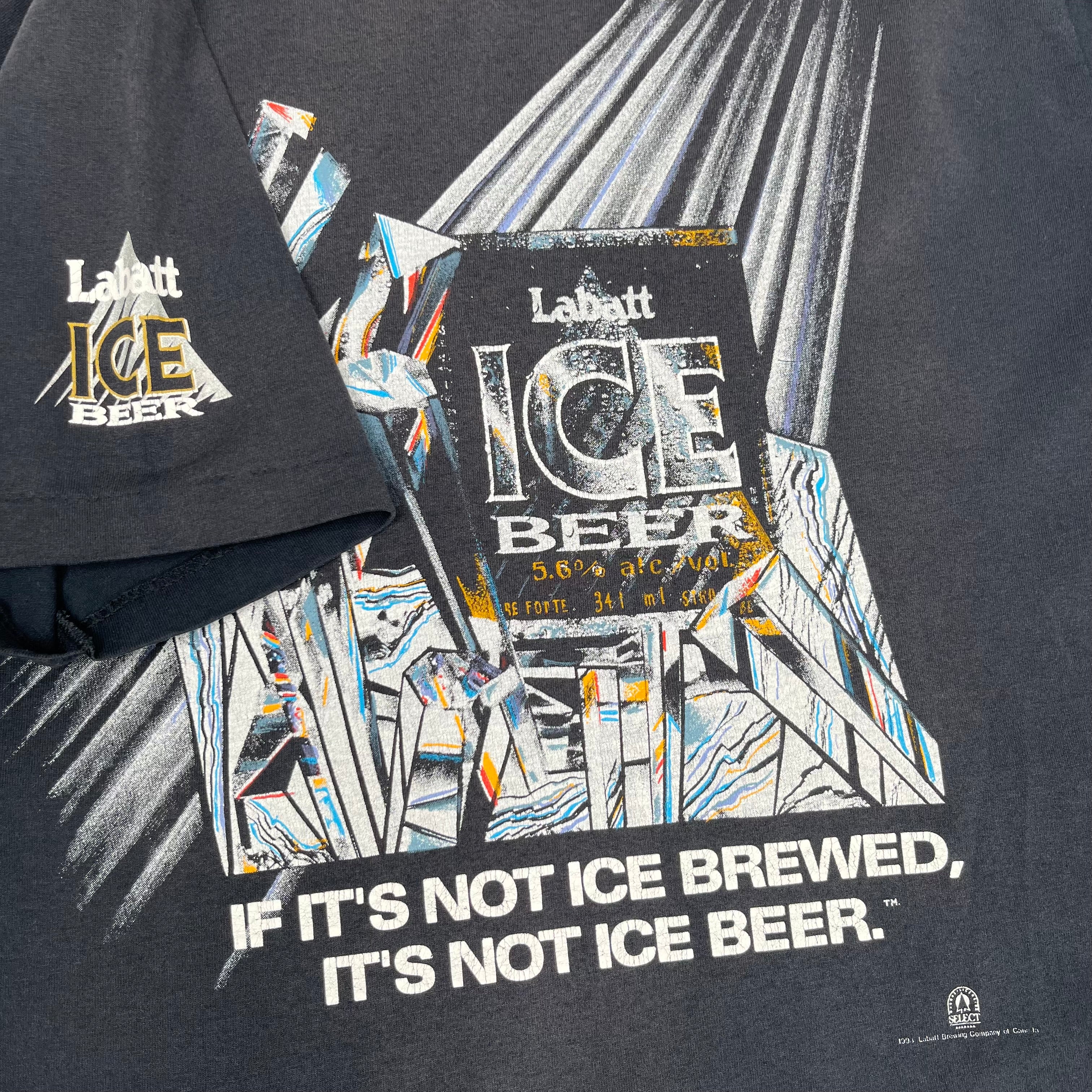 Vintage Labatt Ice Beer Graphic Tee XL