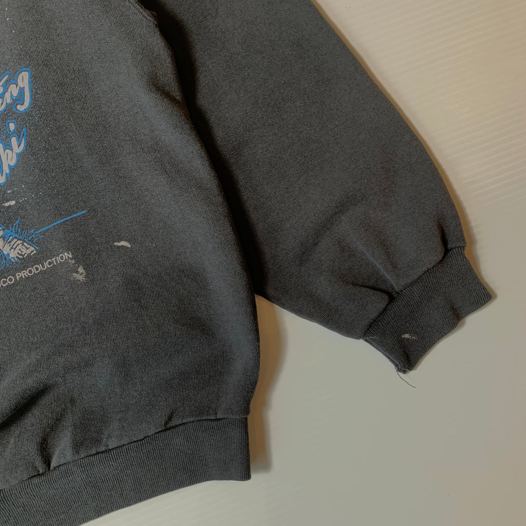 90s Distressed Moonlighting Waikiki Hawaii Crewneck XL
