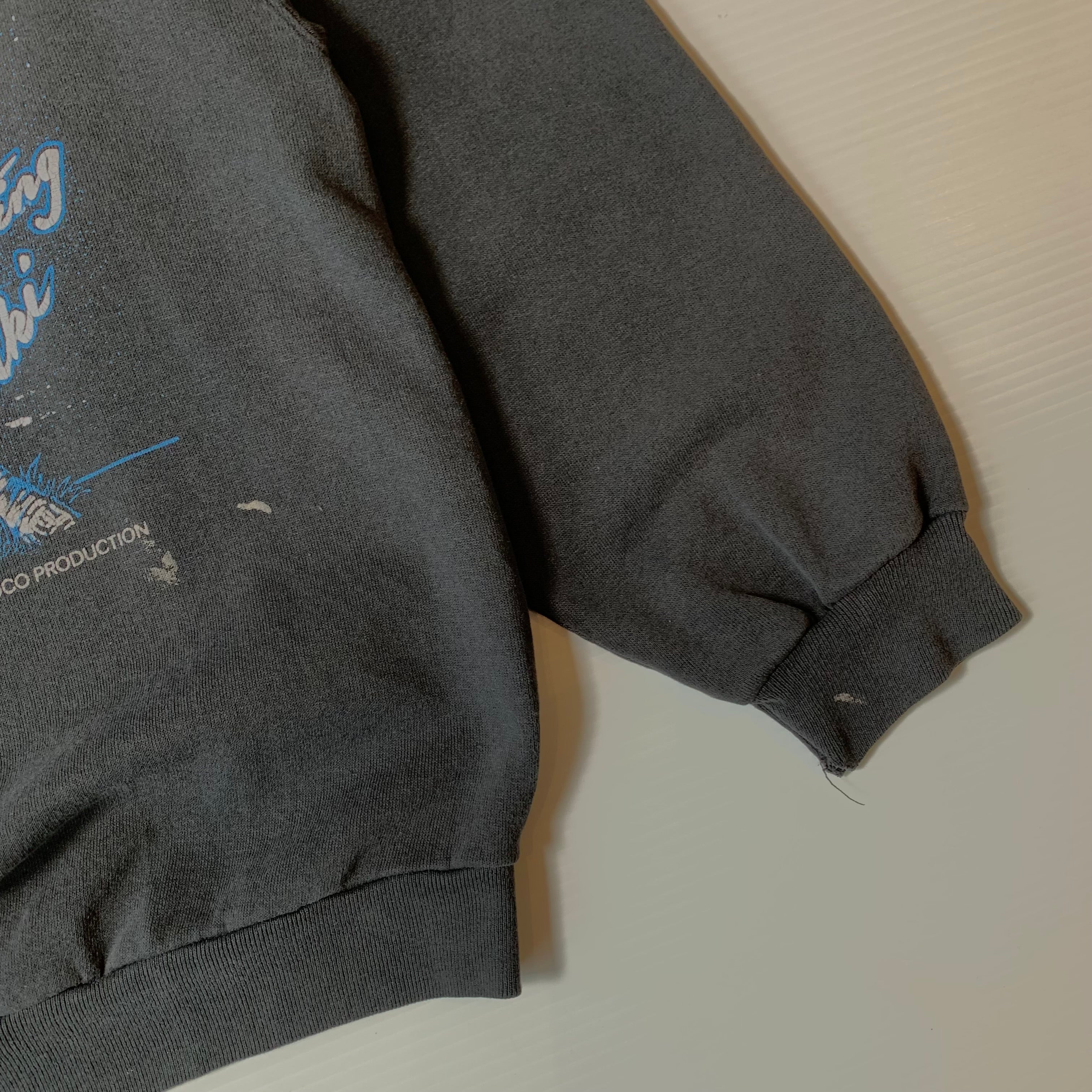 90s Distressed Moonlighting Waikiki Hawaii Crewneck XL