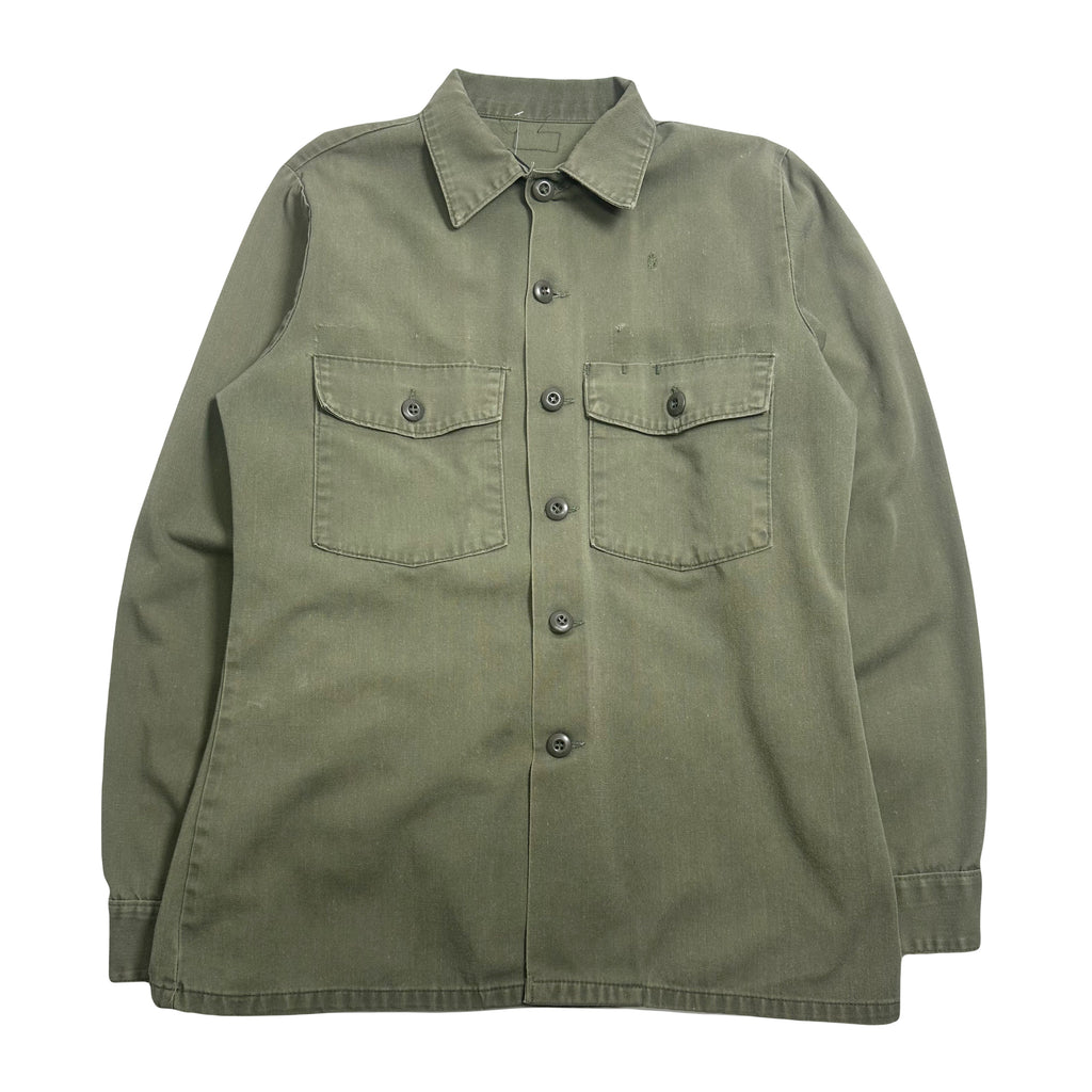 Vintage OG-507 Military Button Up Shirt L