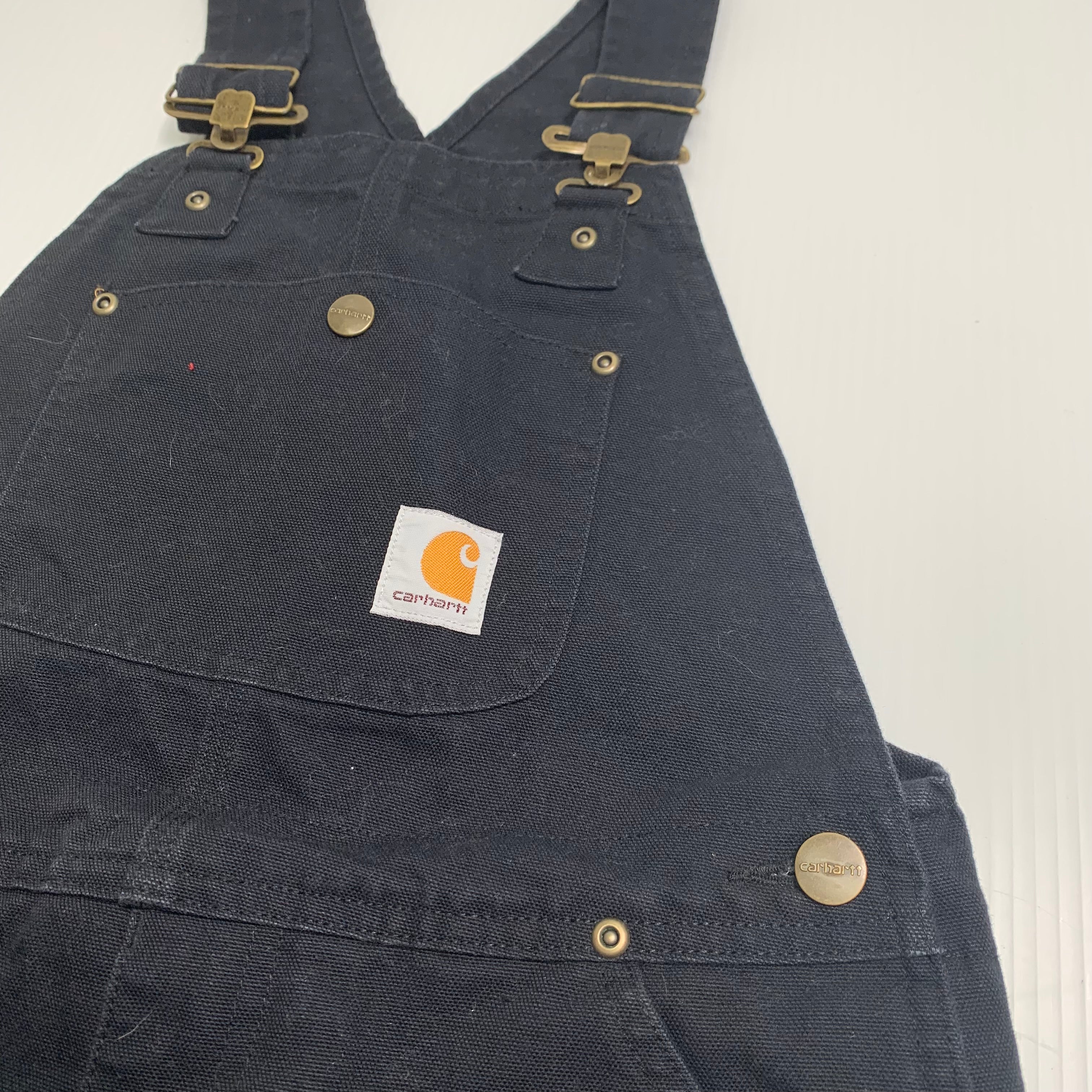 Vintage Carhartt Cutoff Short Overalls Women's 10