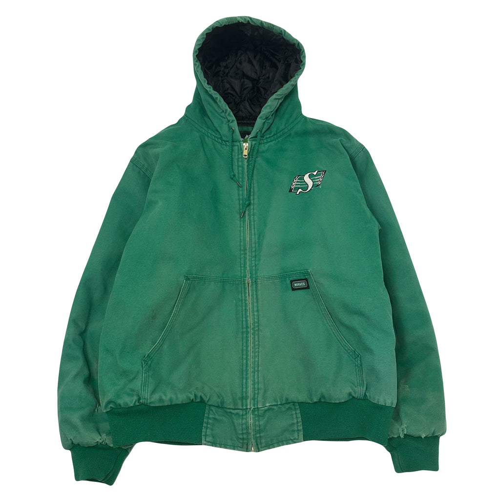 Vintage Waves Saskatchewan Roughriders CFL Denim Jacket XL