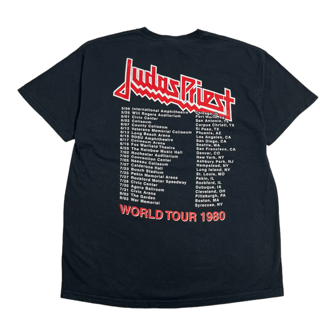 Judas Priest British Steel Tour Tee L