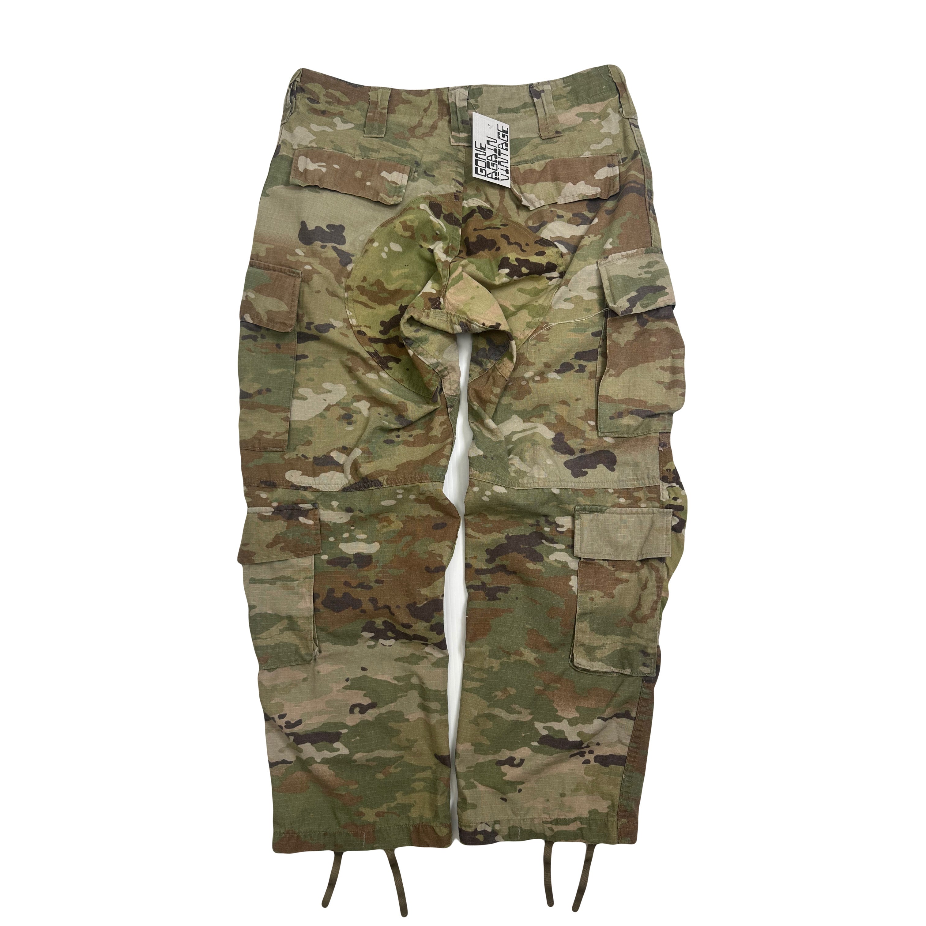 Vintage Military Camouflage Cargo Pants M