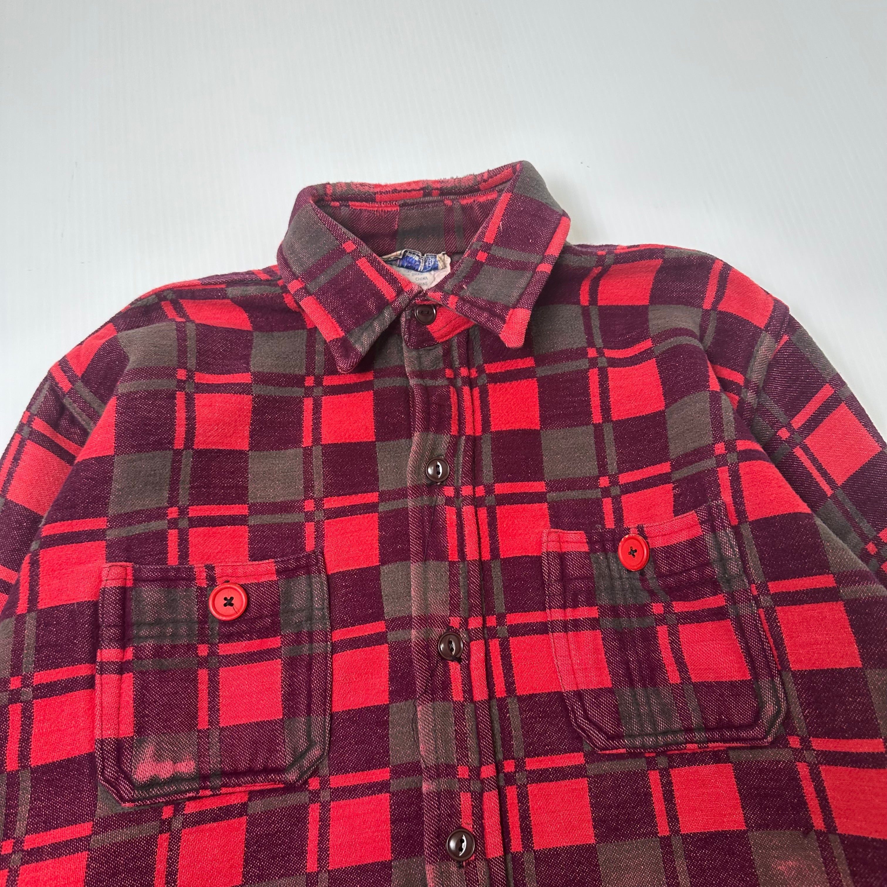 Vintage Champion Mackinaw Heavy Flannel L