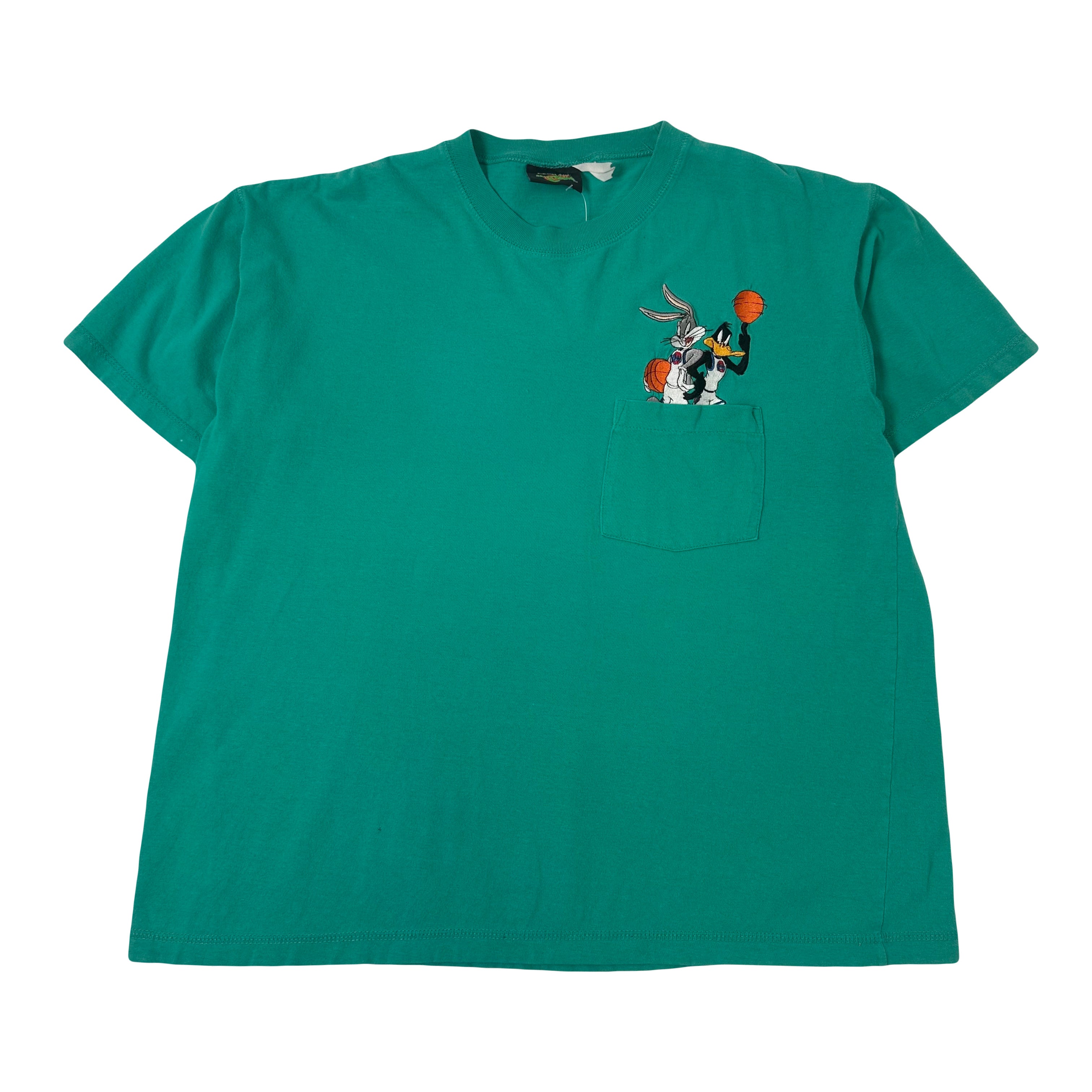 1996 Space Jam Mini Graphic Pocket Tee M