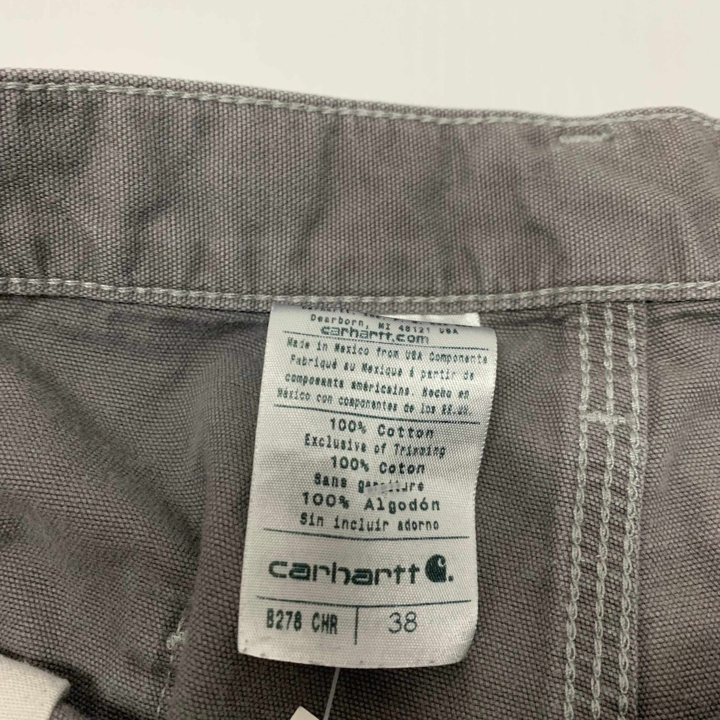 Grey Carhartt Carpenter Shorts 38