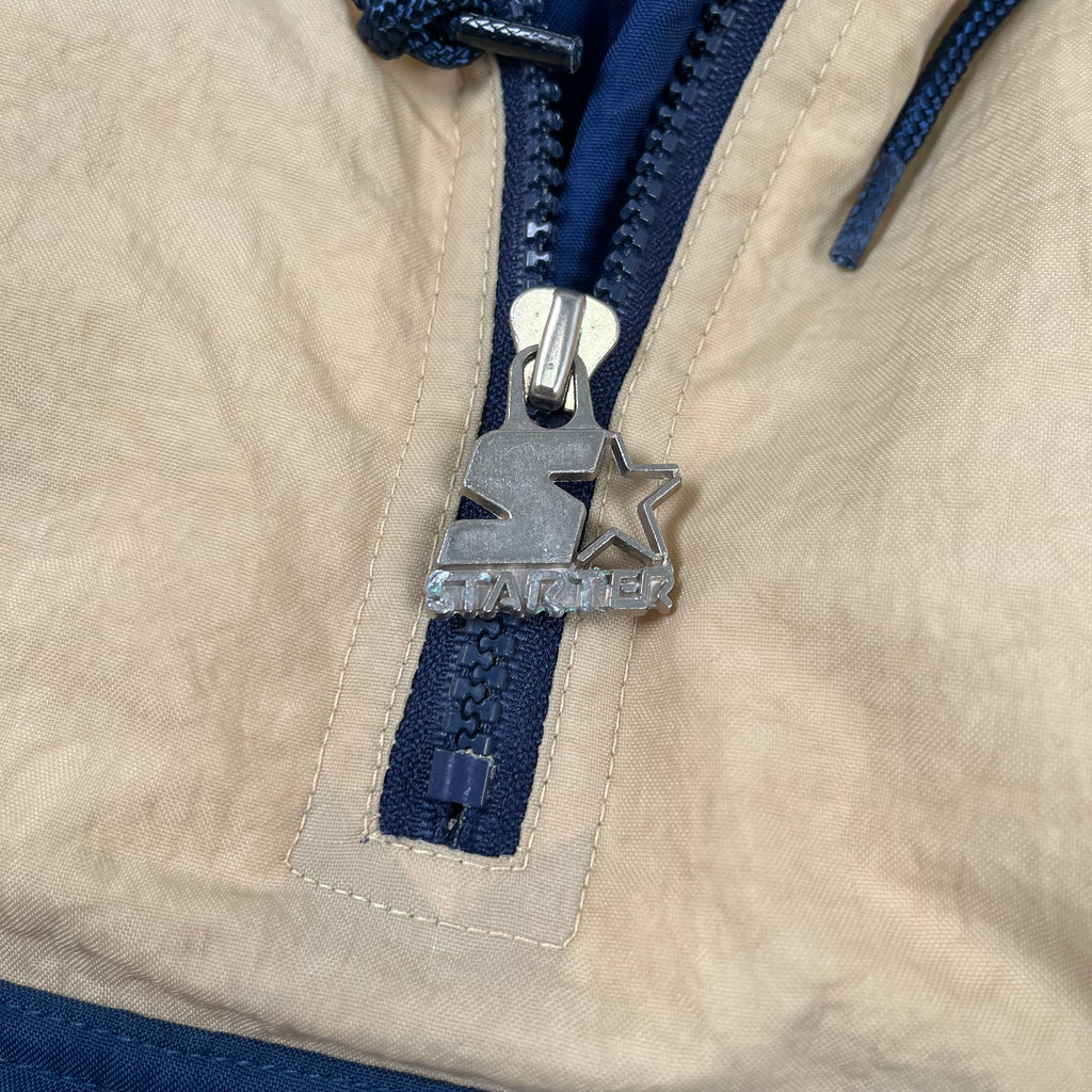 Starter Notre Dame 1/4 Zip Puffer Jacket S