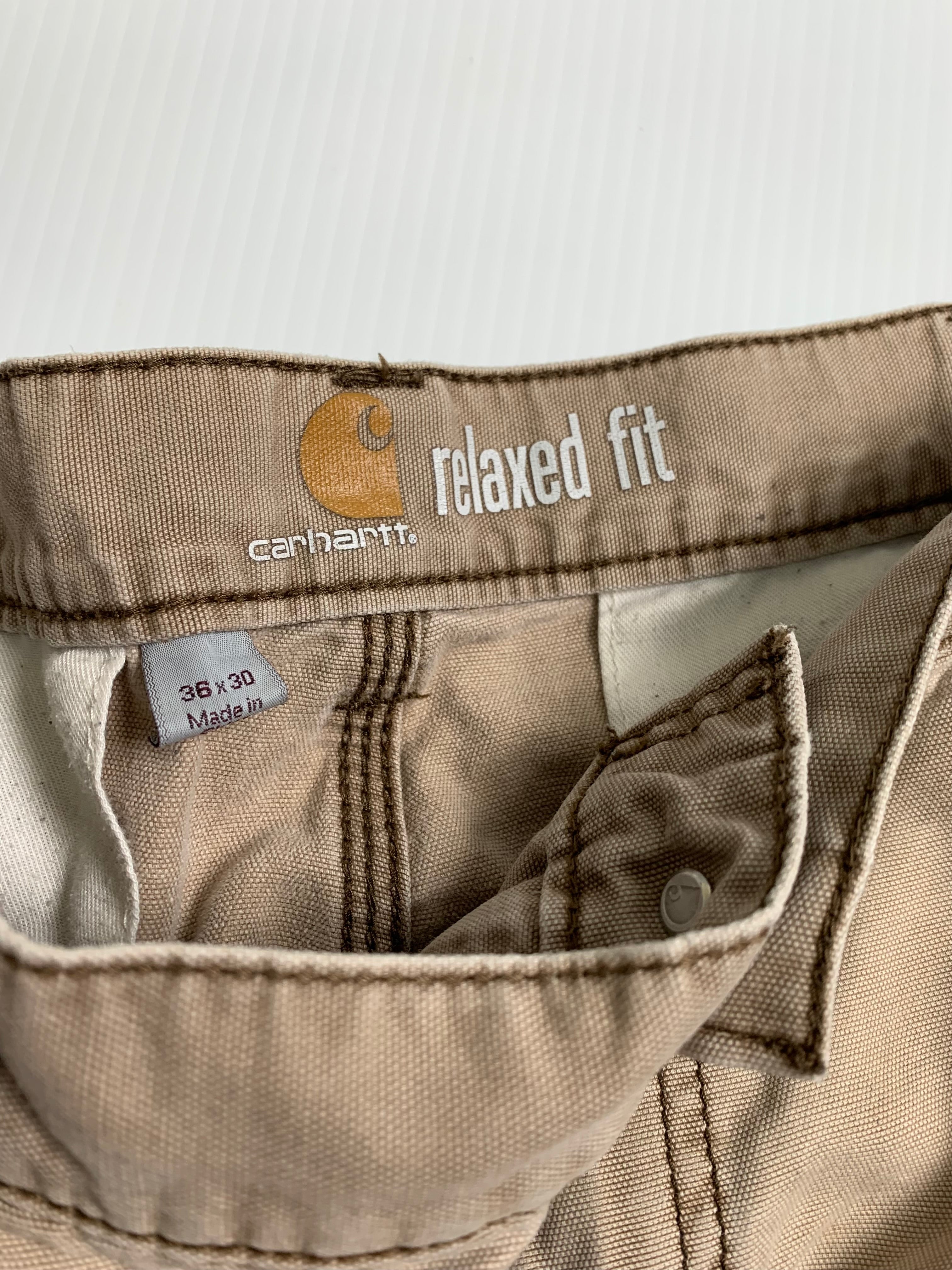 Carhartt Faded Cargo Carpenter Denim 36