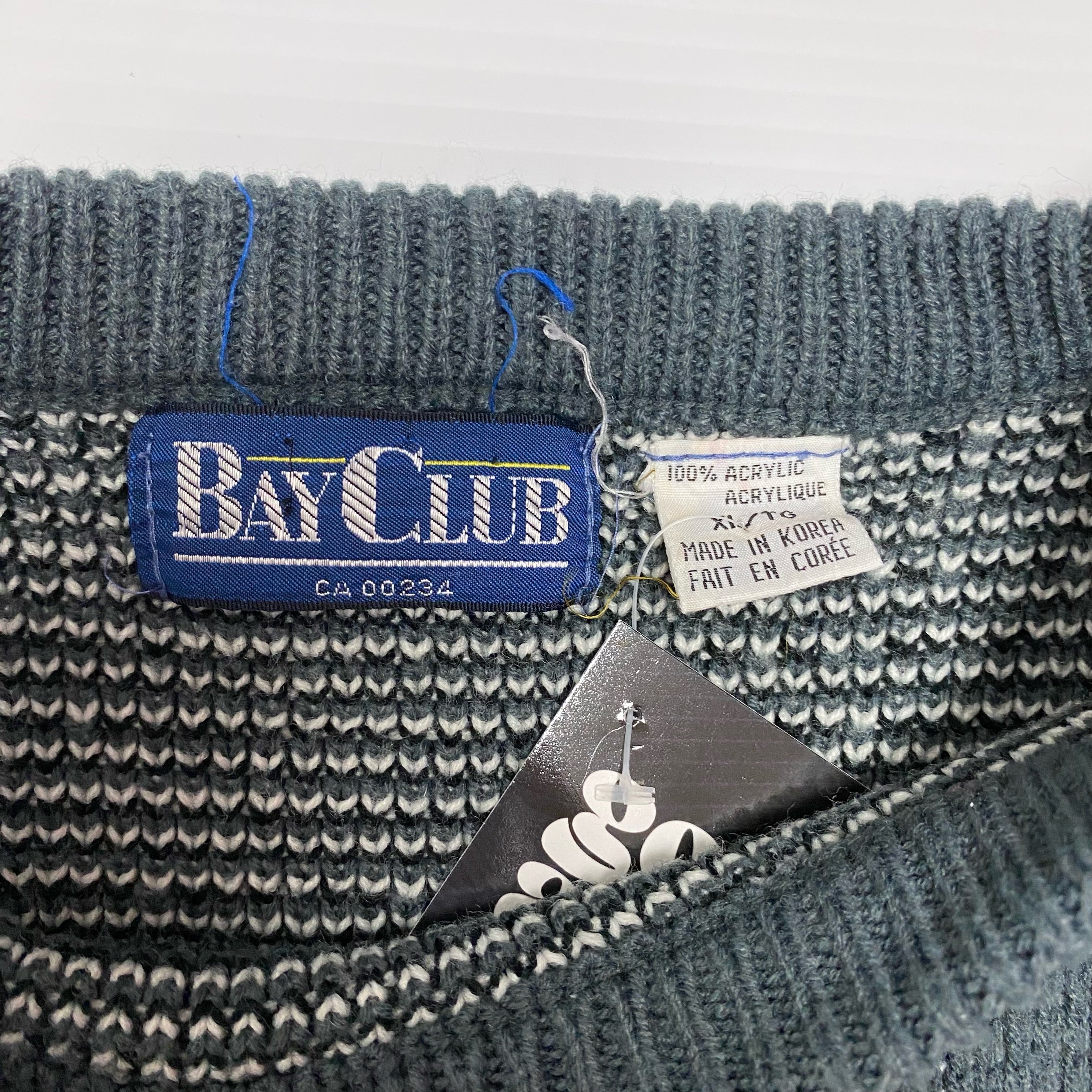 90s Bay Club Patterned Knit XL