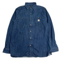 Carhartt Dark Denim Loose Fit Button-Up M