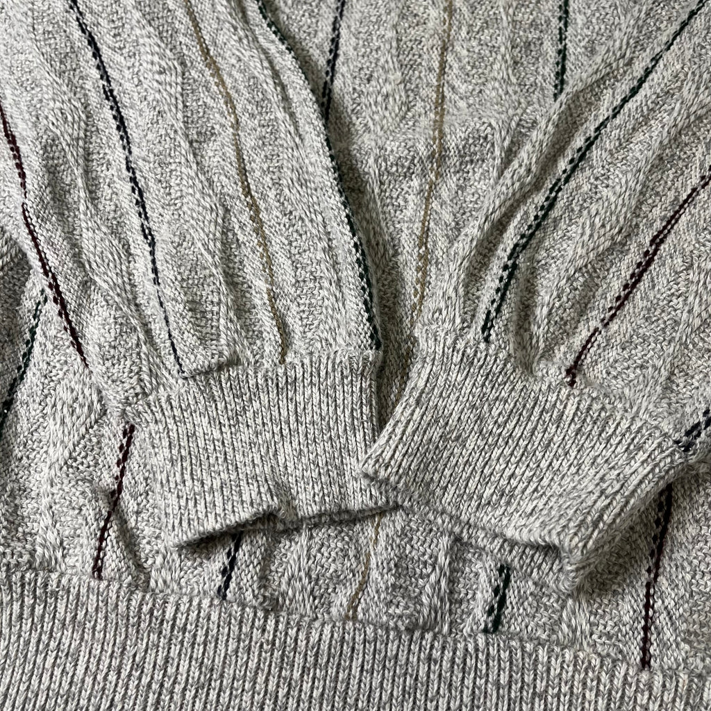 Vintage Northwoods Pattern Knit Sweater M