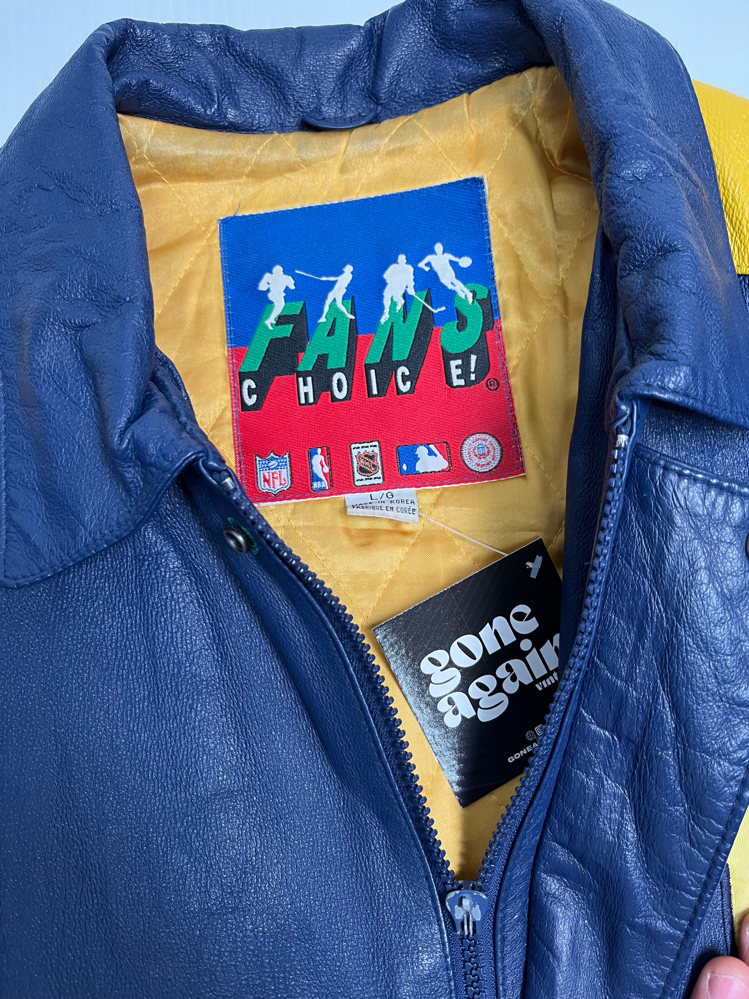 Vintage Michigan University Leather Jacket L