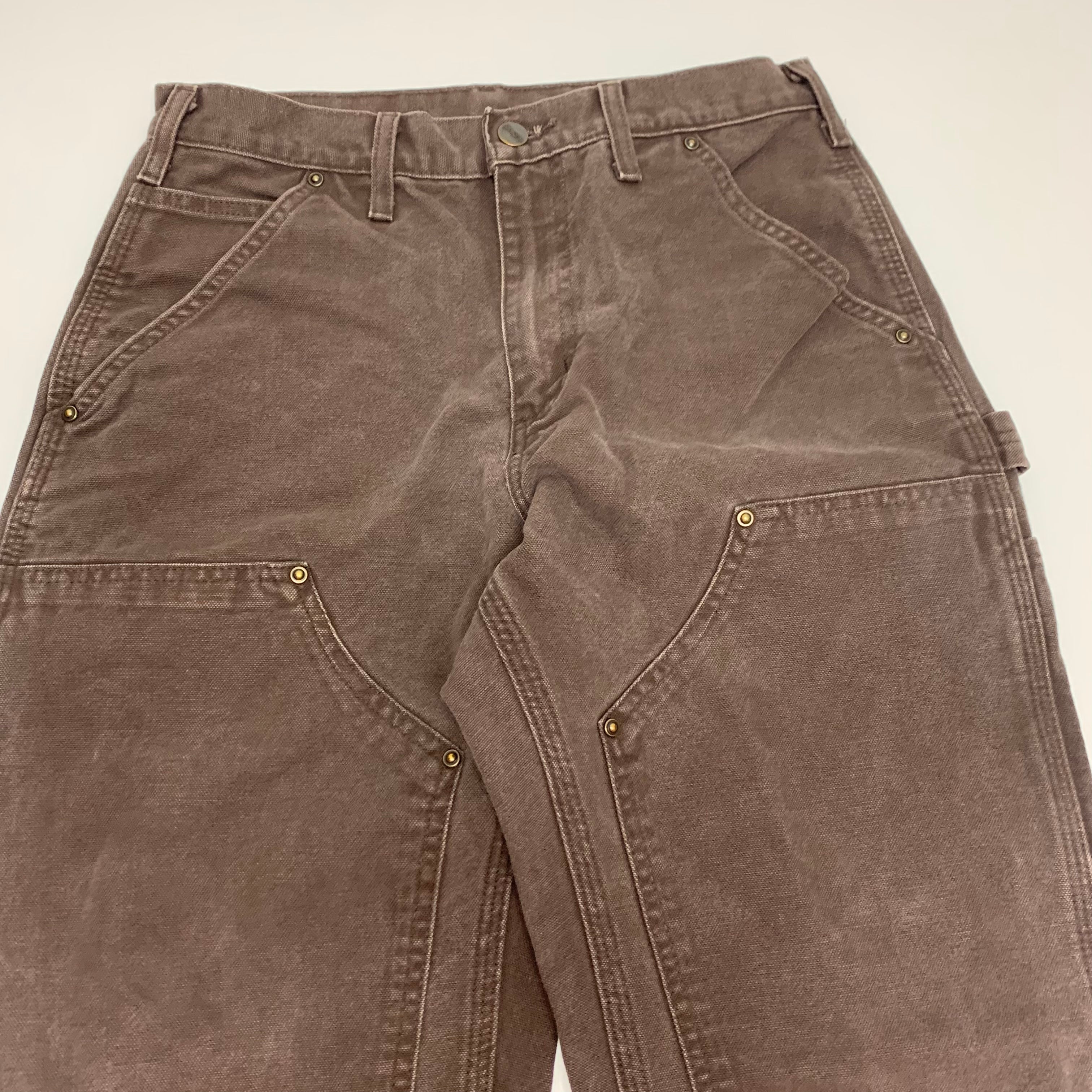 Carhartt Brown Double Knee Denim Size 4 1113