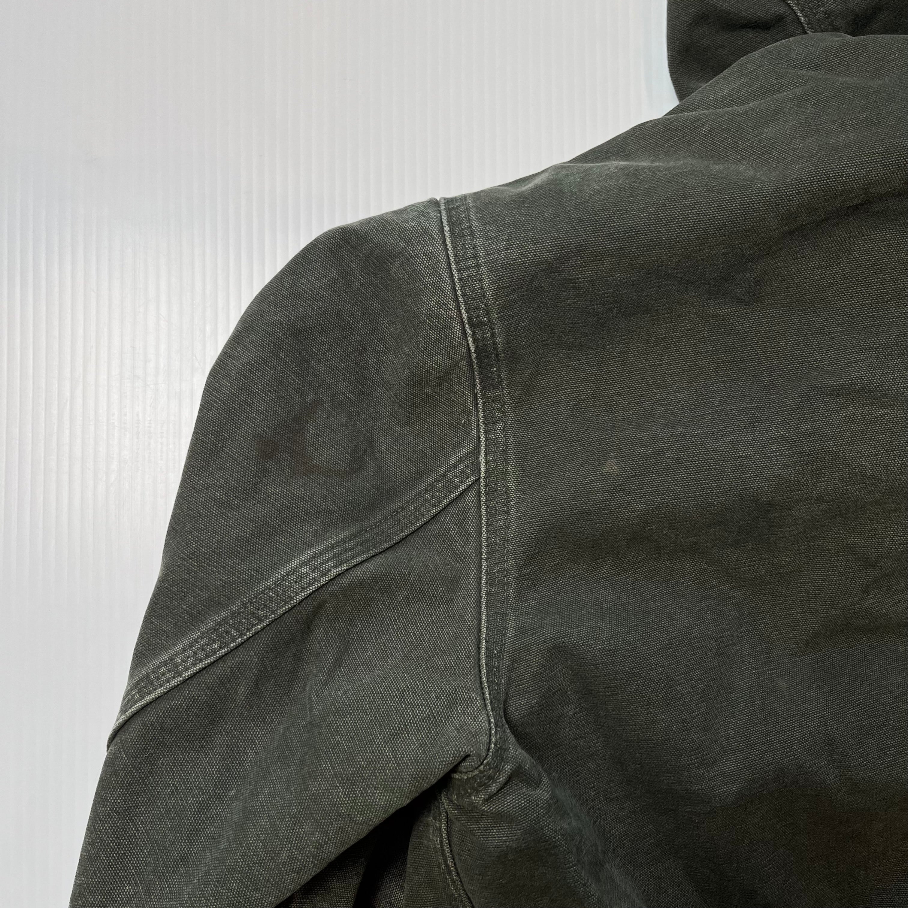Vintage Carhartt Faded Hooded Zip Jacket XL