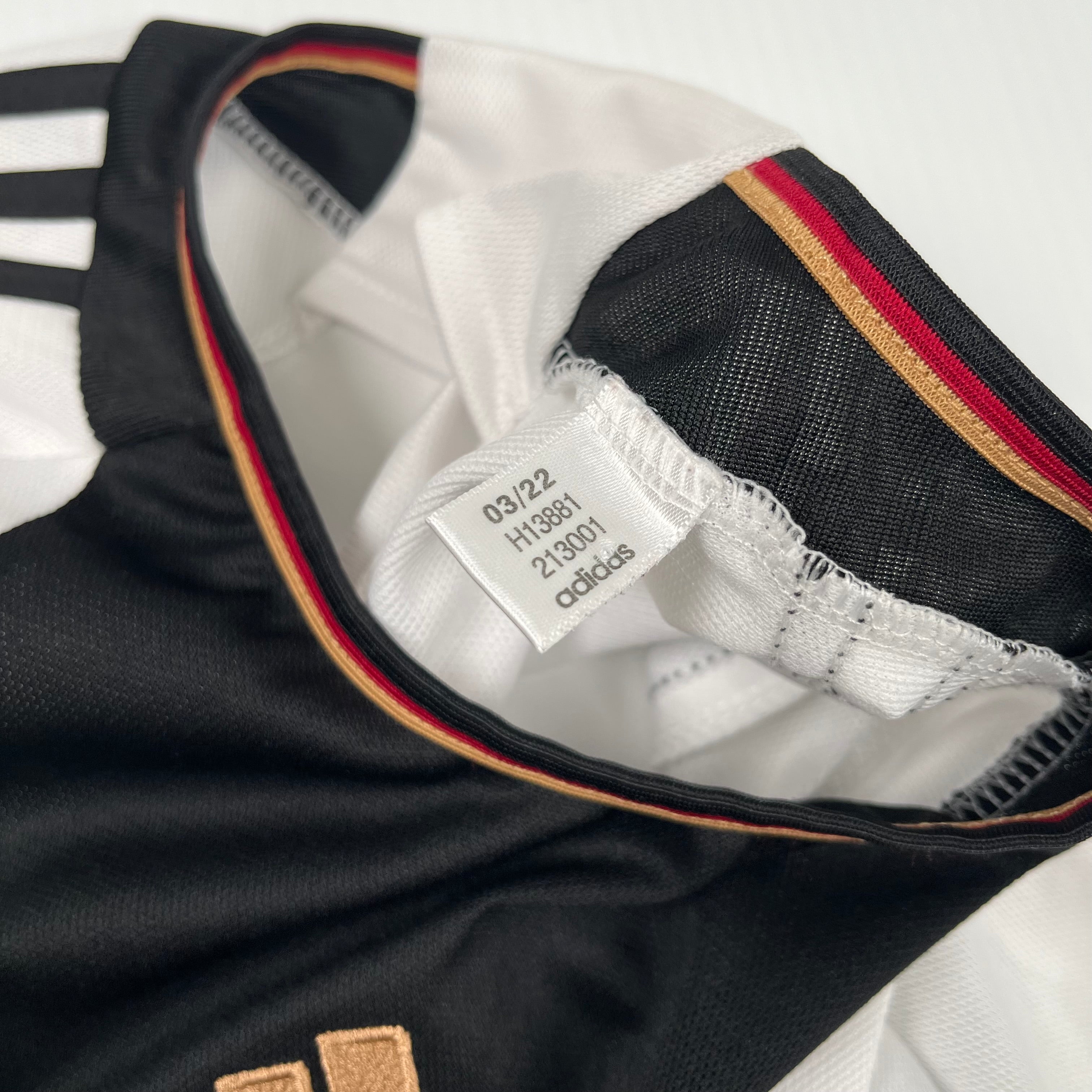 Rework Shirred Adidas Germany Home Jersey Women's M