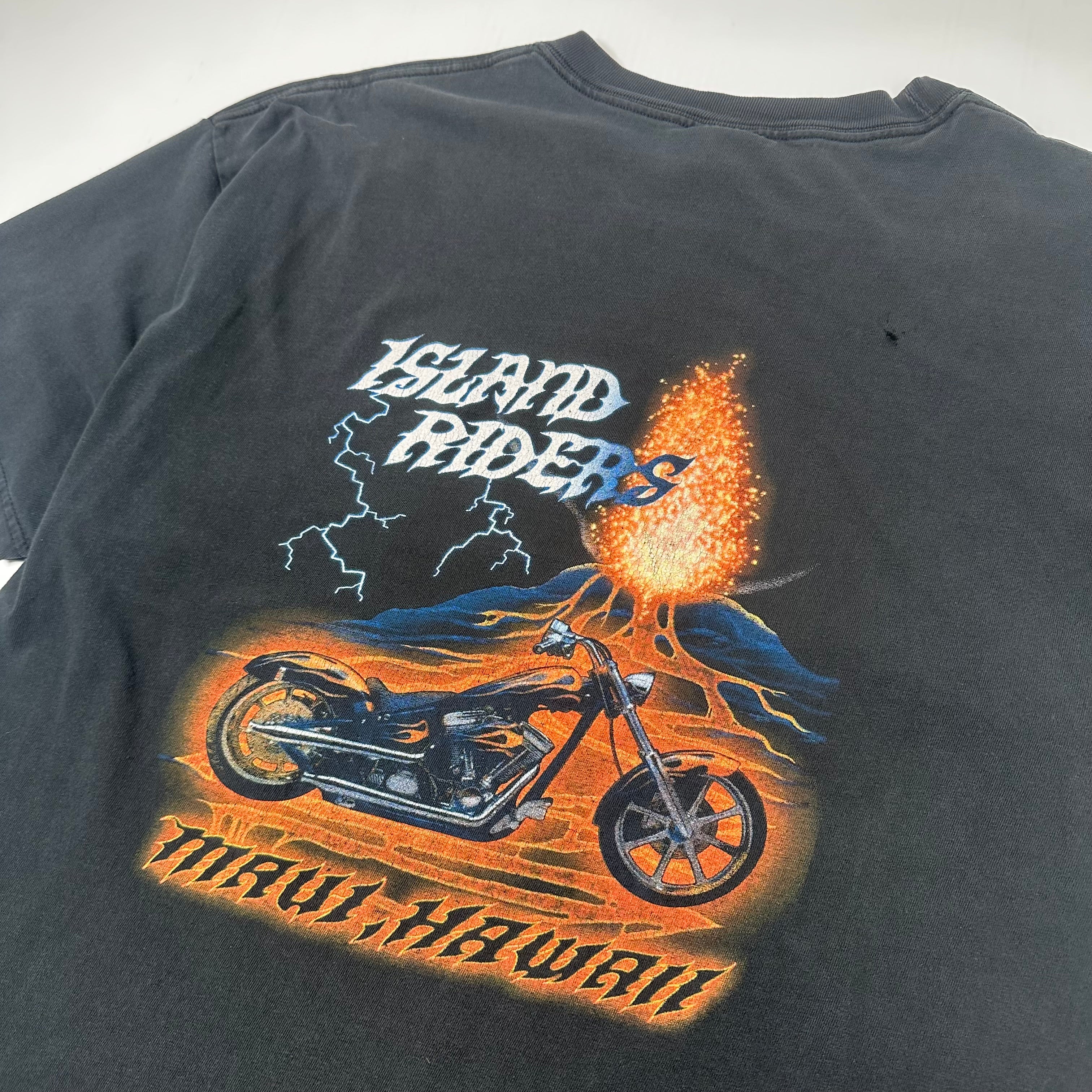 Vintage Island Riders Hawaii Motorcycle Tee XL