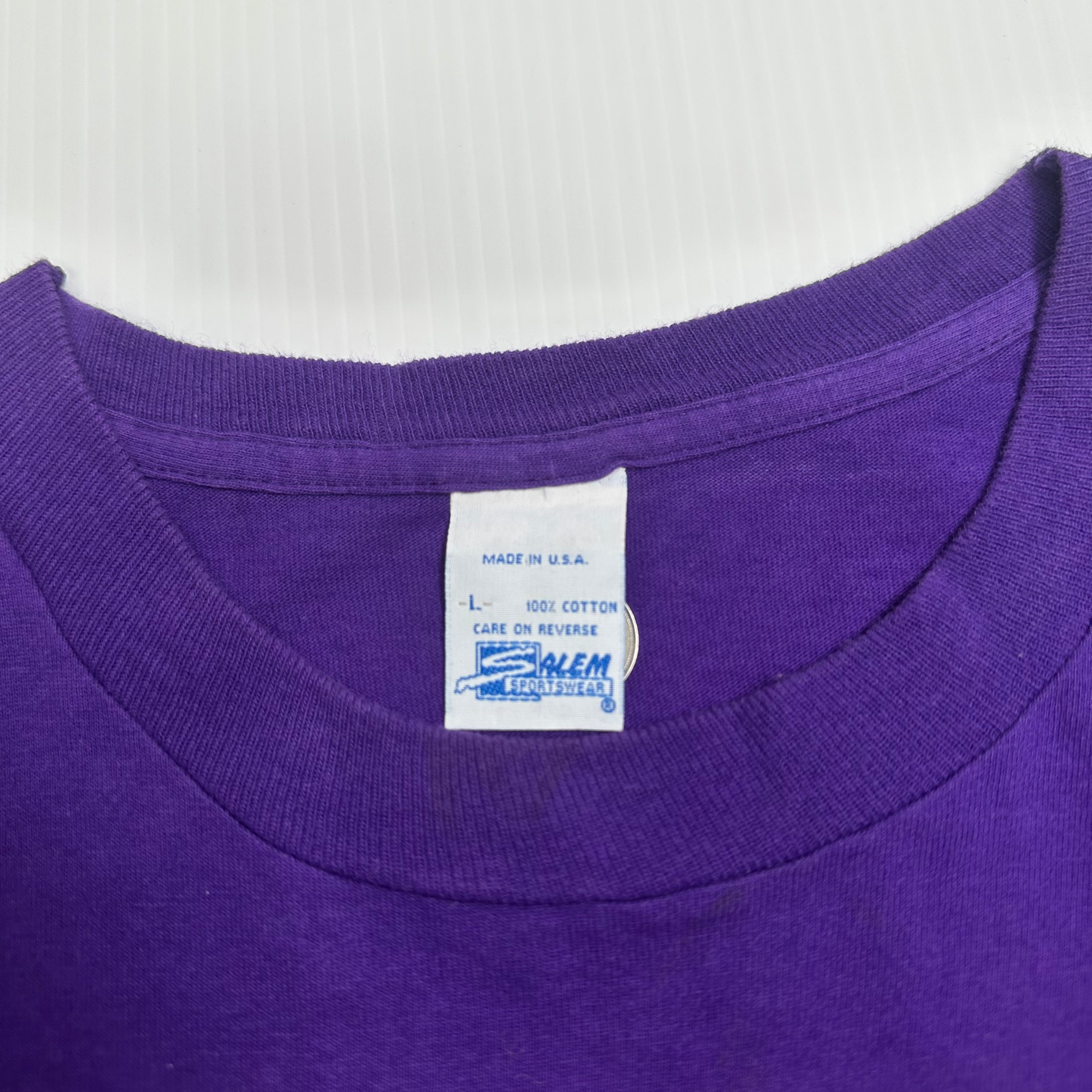 Vintage Salem Sportswear Utah Jazz AOP Tee L