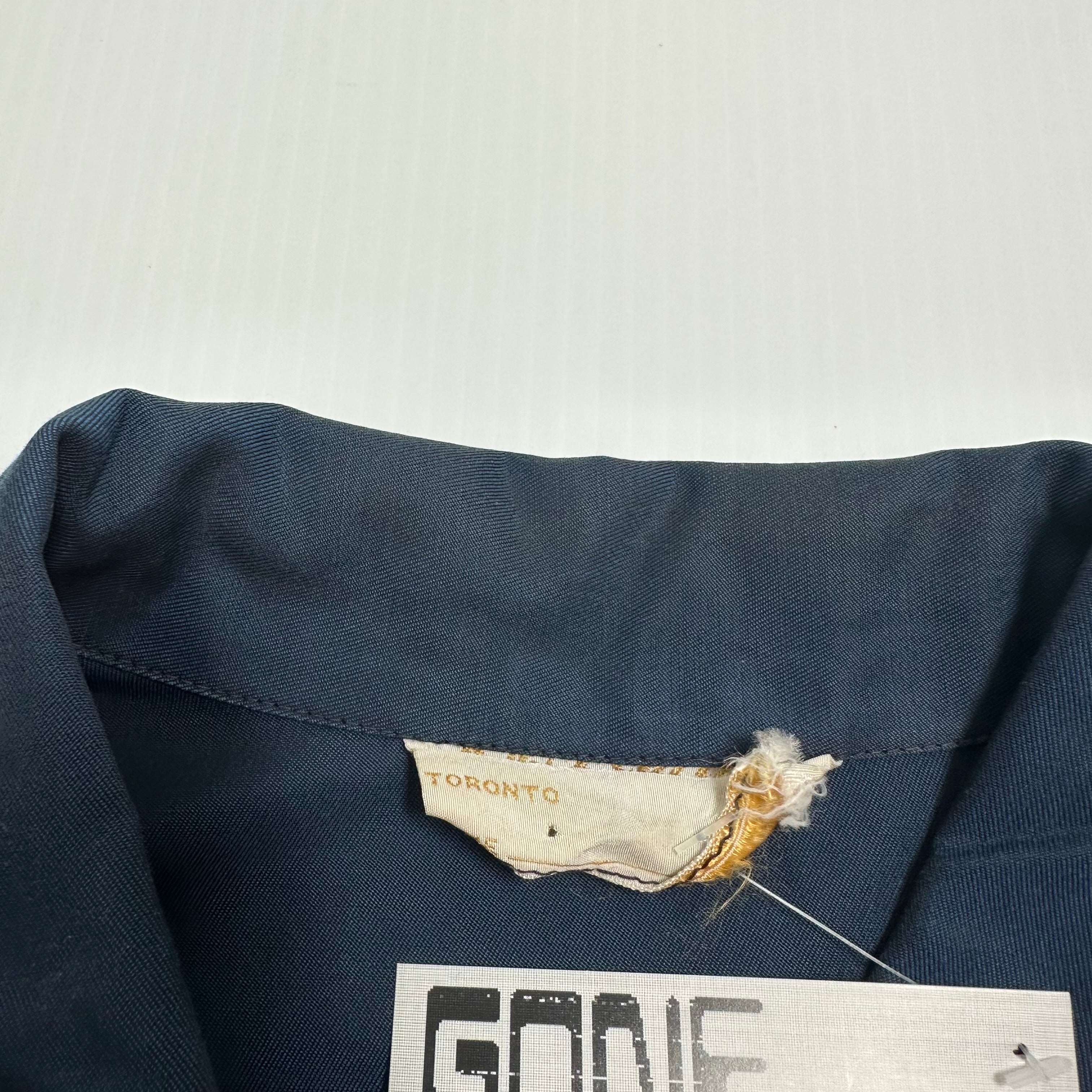 80s University of Western Ontario Light Bomber Jacket L