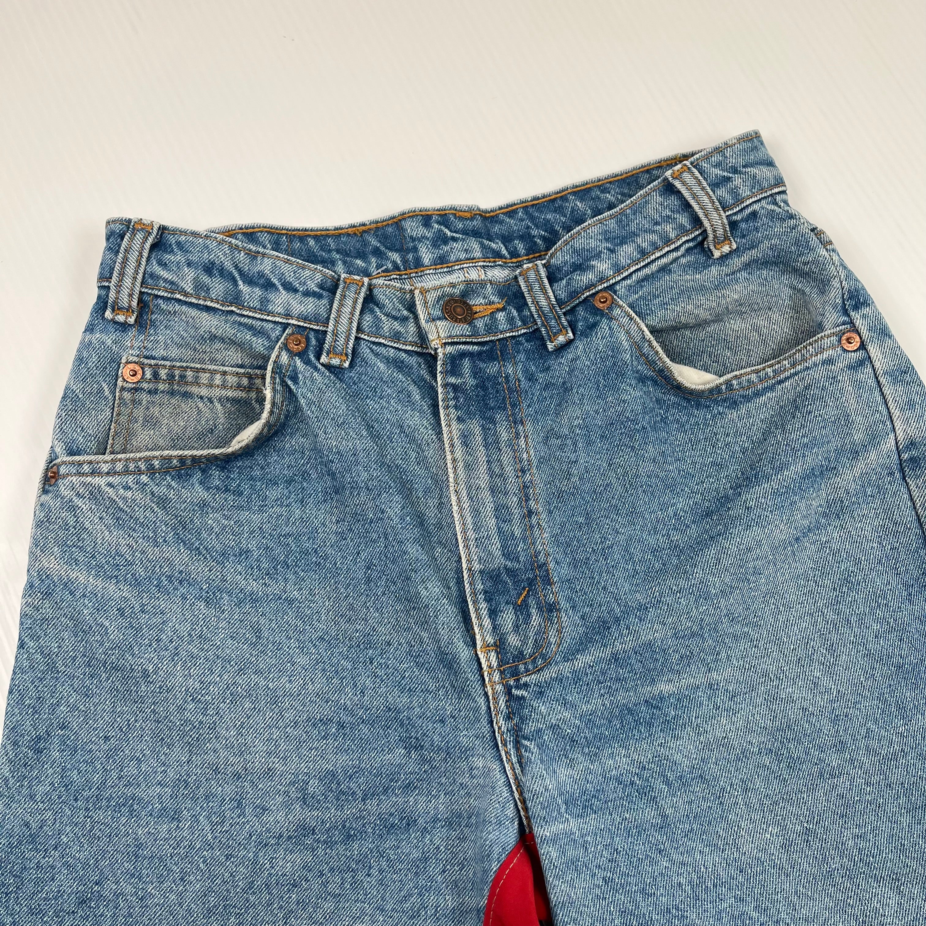 Rework Vintage Levi's x Nike USA Baggy Denim Shorts