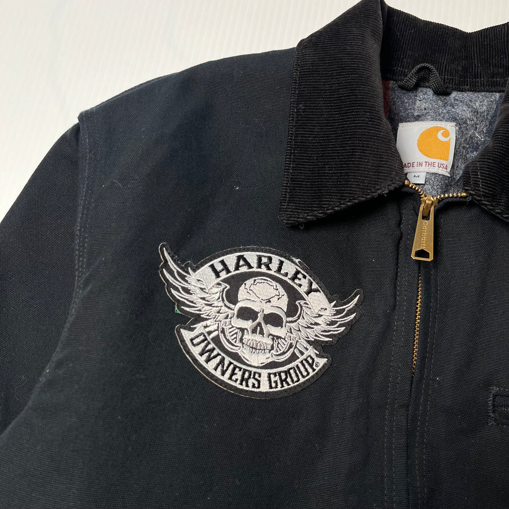Vintage Carhartt J001 Harley Owner's Group Detroit Jacket M