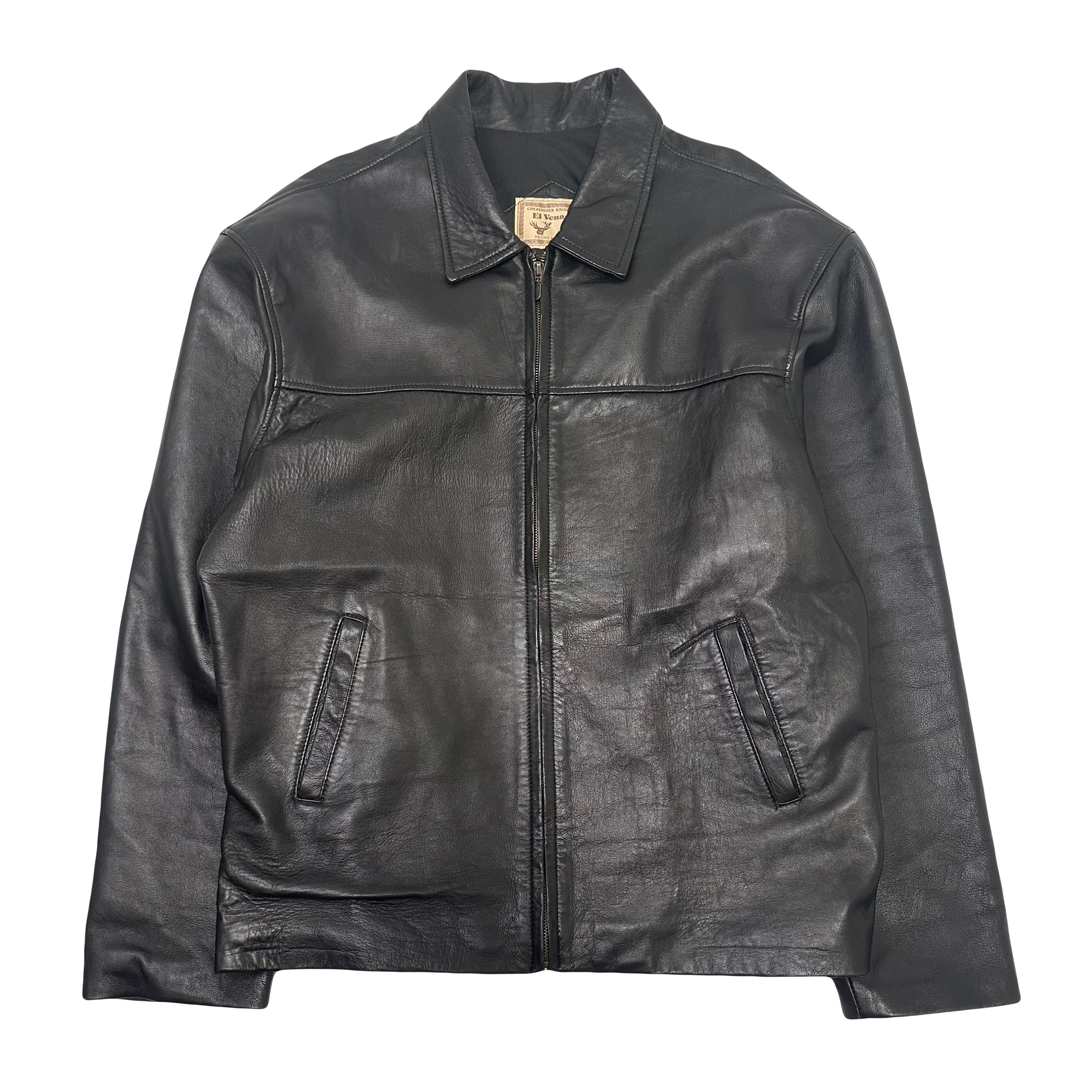 Vintage El Venado Leather Jacket XXL